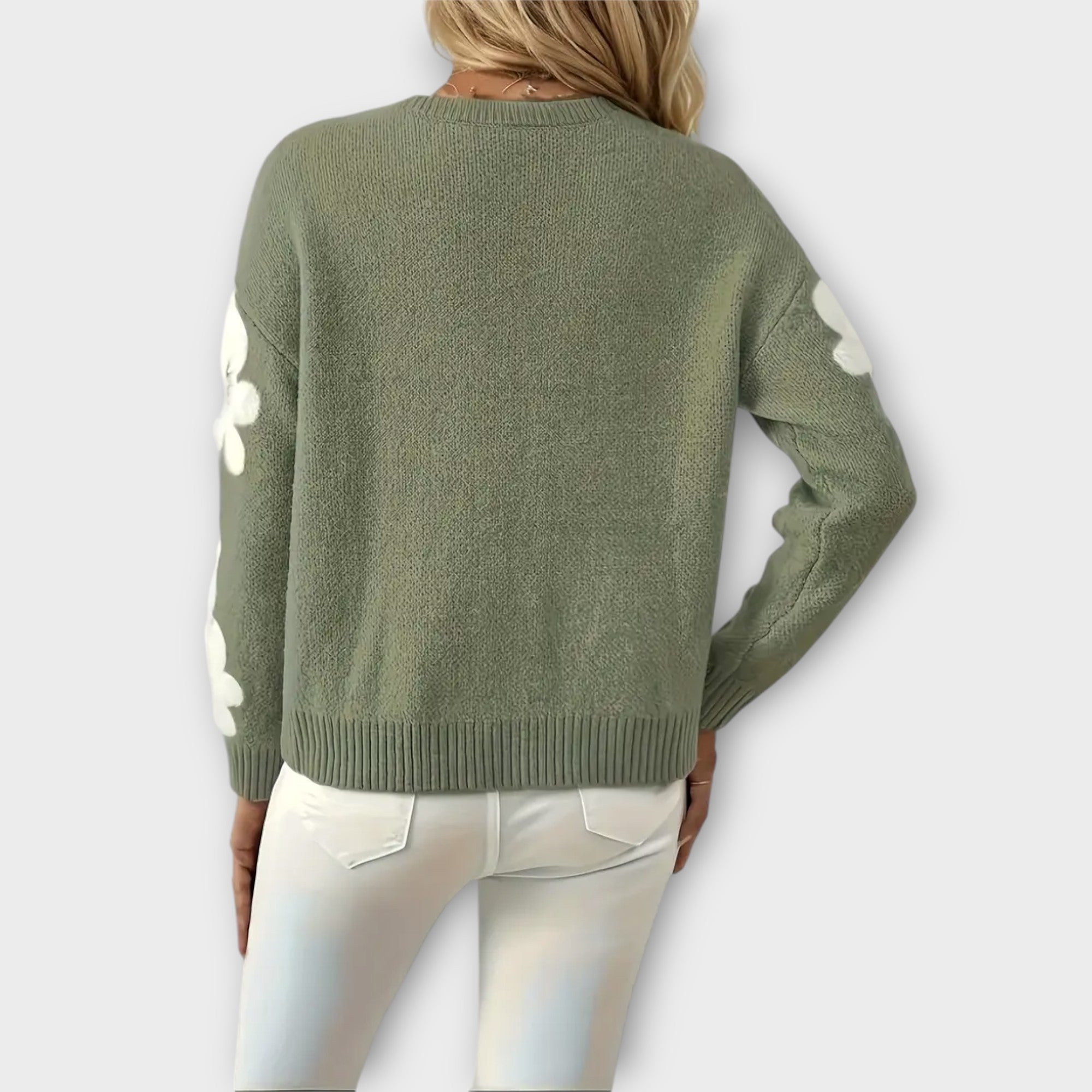 Silke - Sanfter Strickpullover mit floralem Muster Nora Zurich