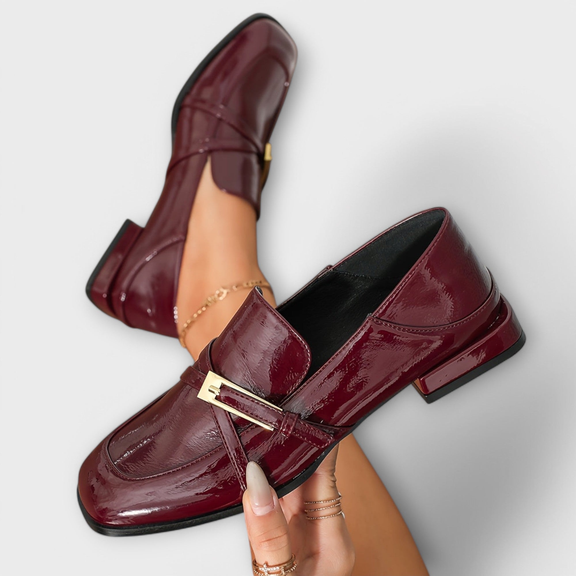 Burgunder Loafer