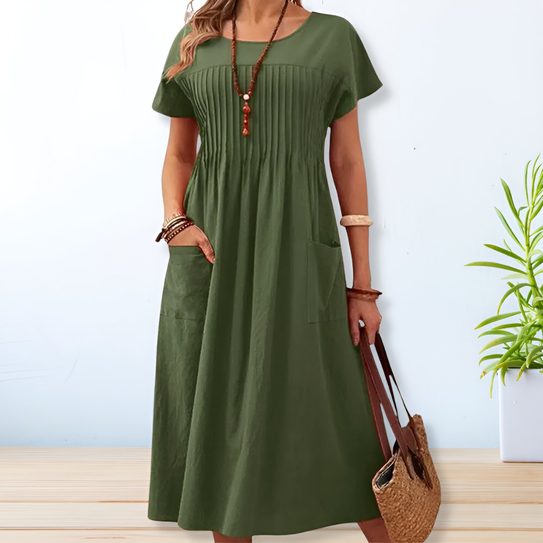 Laura | Bequemes Sommerkleid mit Taschen