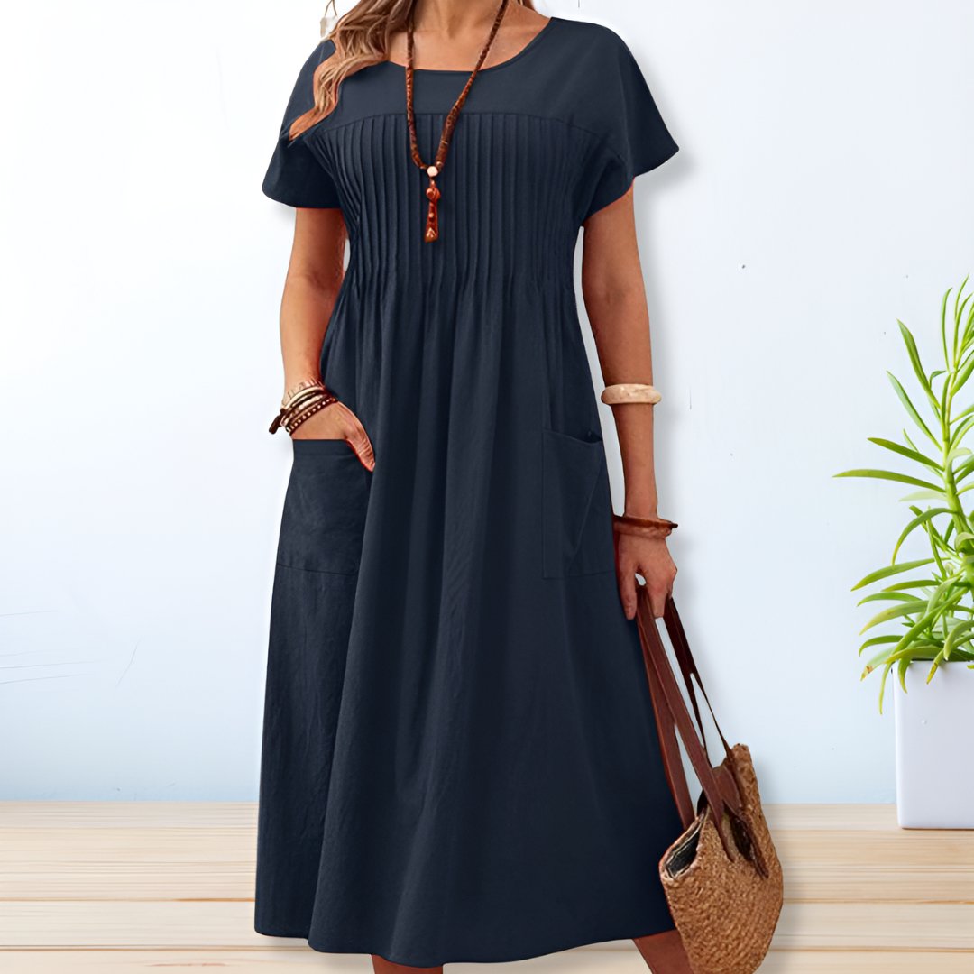 Laura | Bequemes Sommerkleid mit Taschen