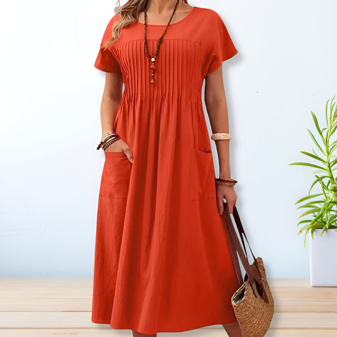 Laura | Bequemes Sommerkleid mit Taschen