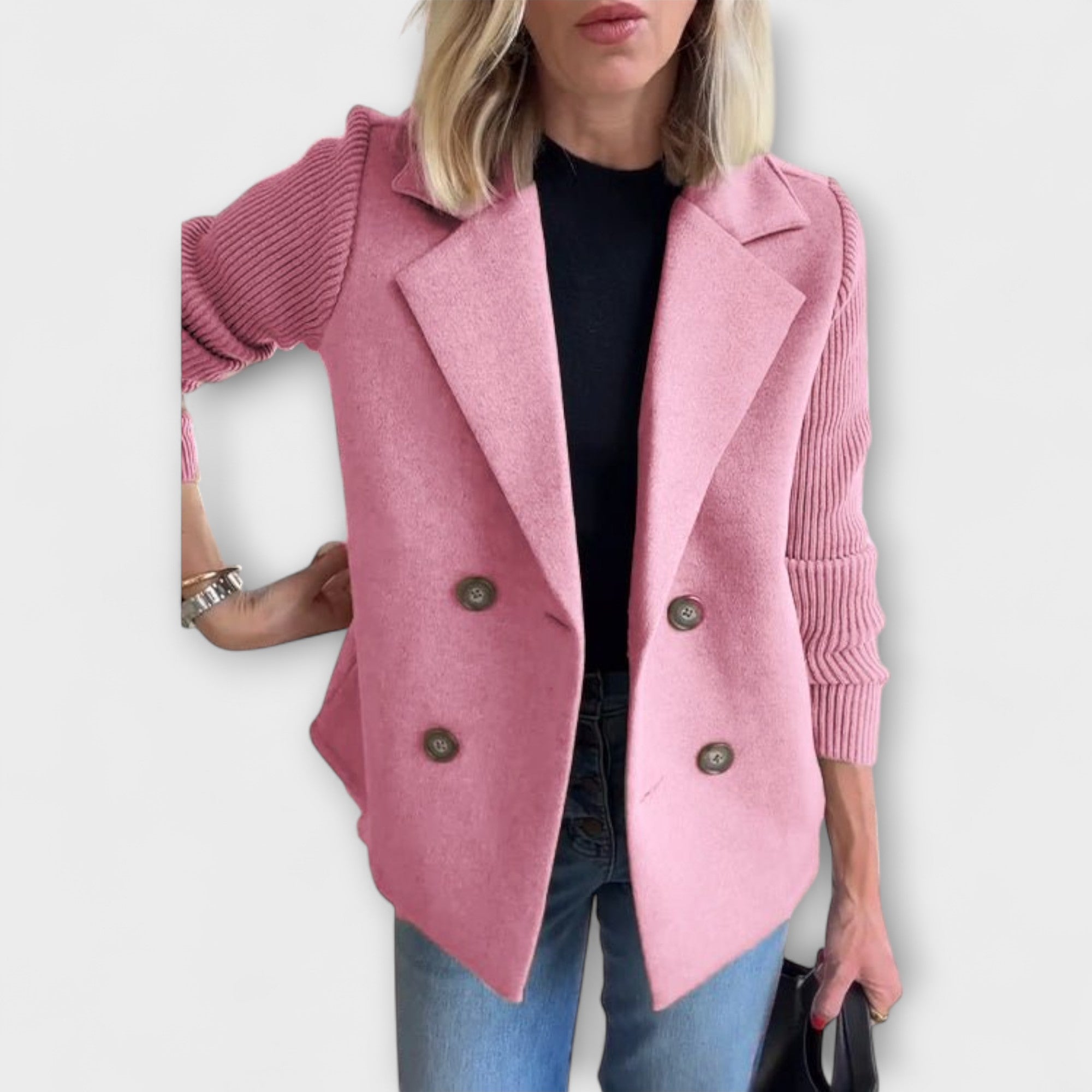 Zerelle – Schicke zweireihige Strickjacke