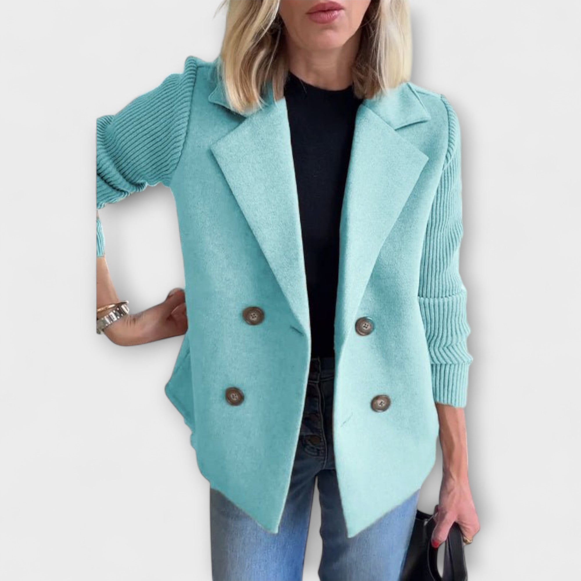 Zerelle – Schicke zweireihige Strickjacke