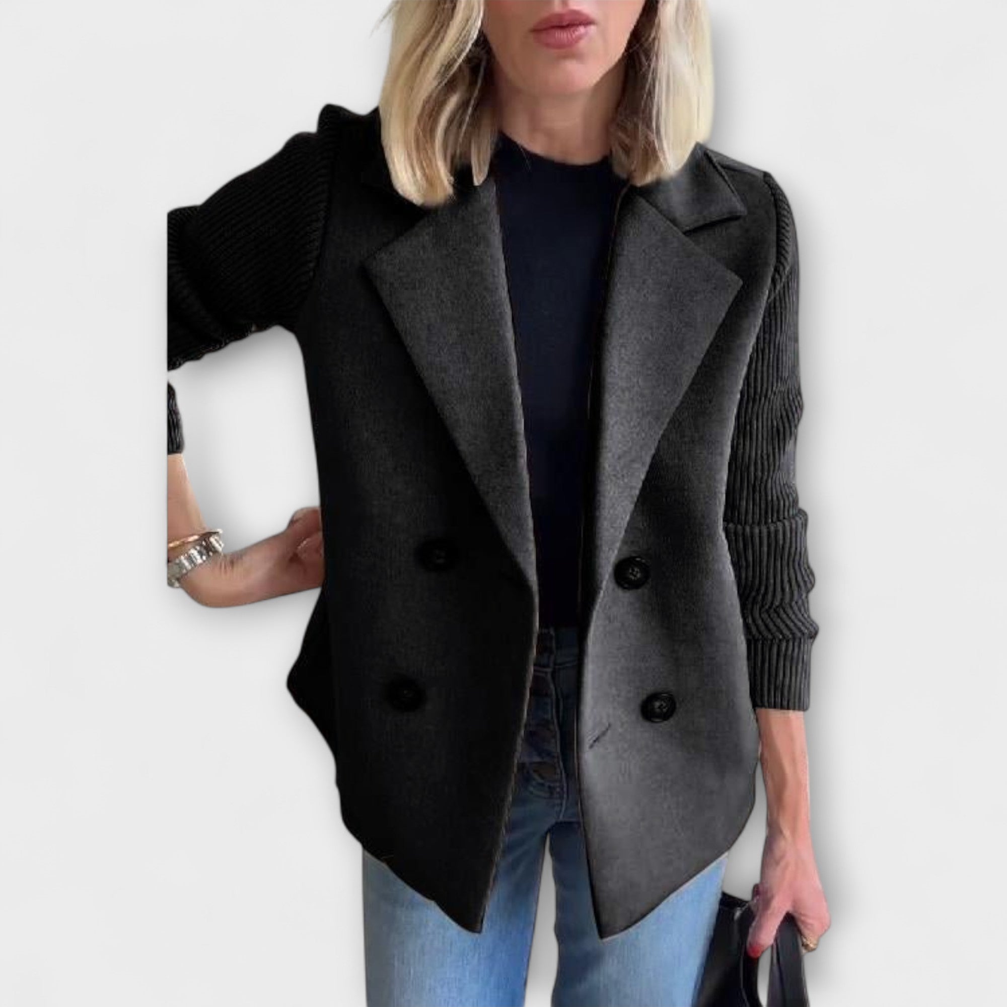Zerelle – Schicke zweireihige Strickjacke