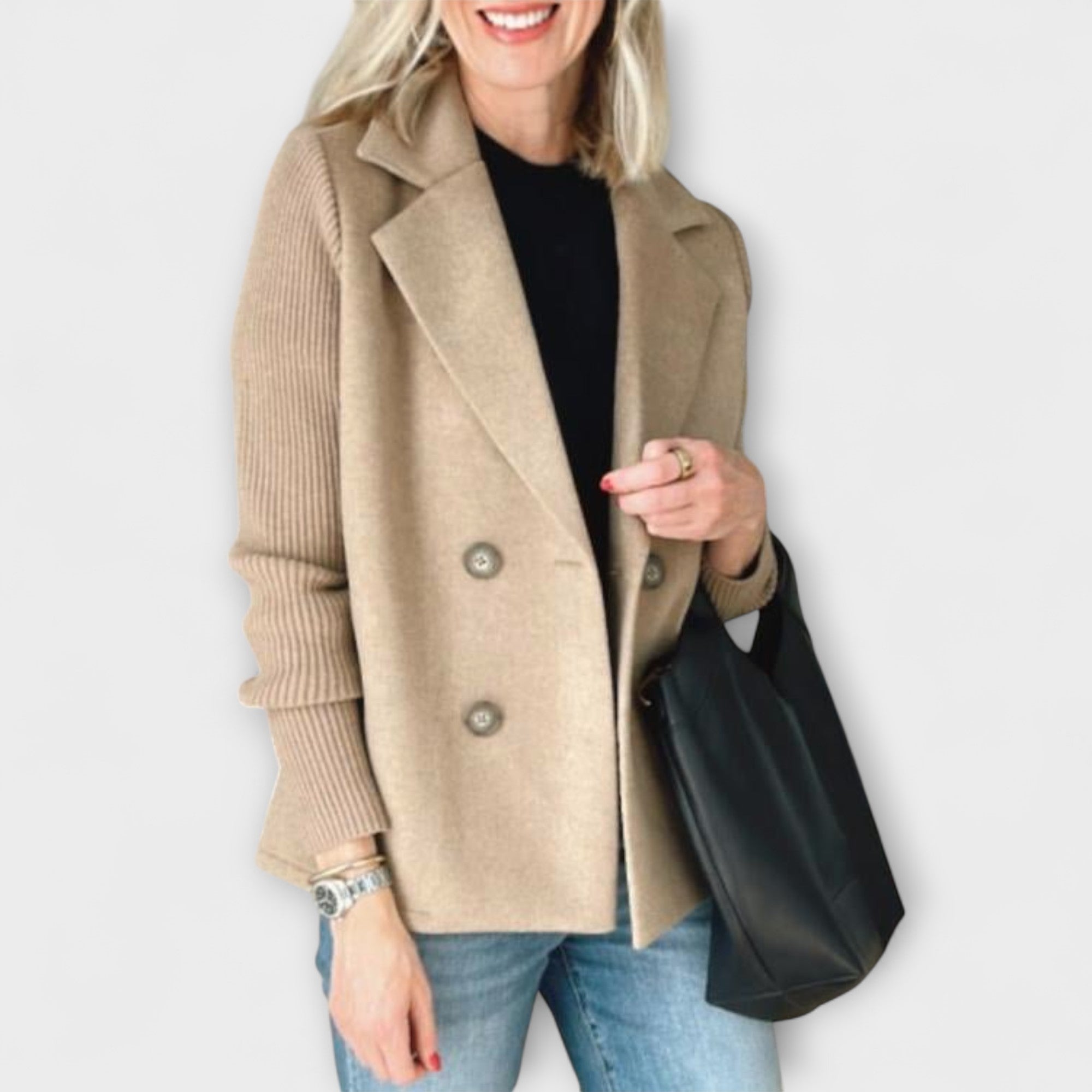 Zerelle – Schicke zweireihige Strickjacke