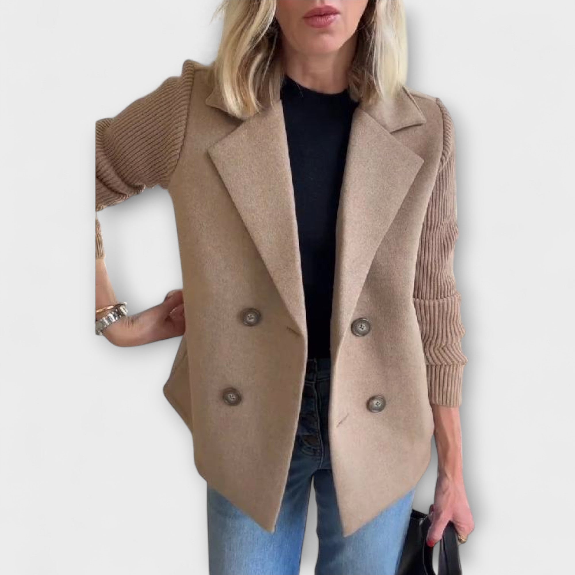 Zerelle – Schicke zweireihige Strickjacke