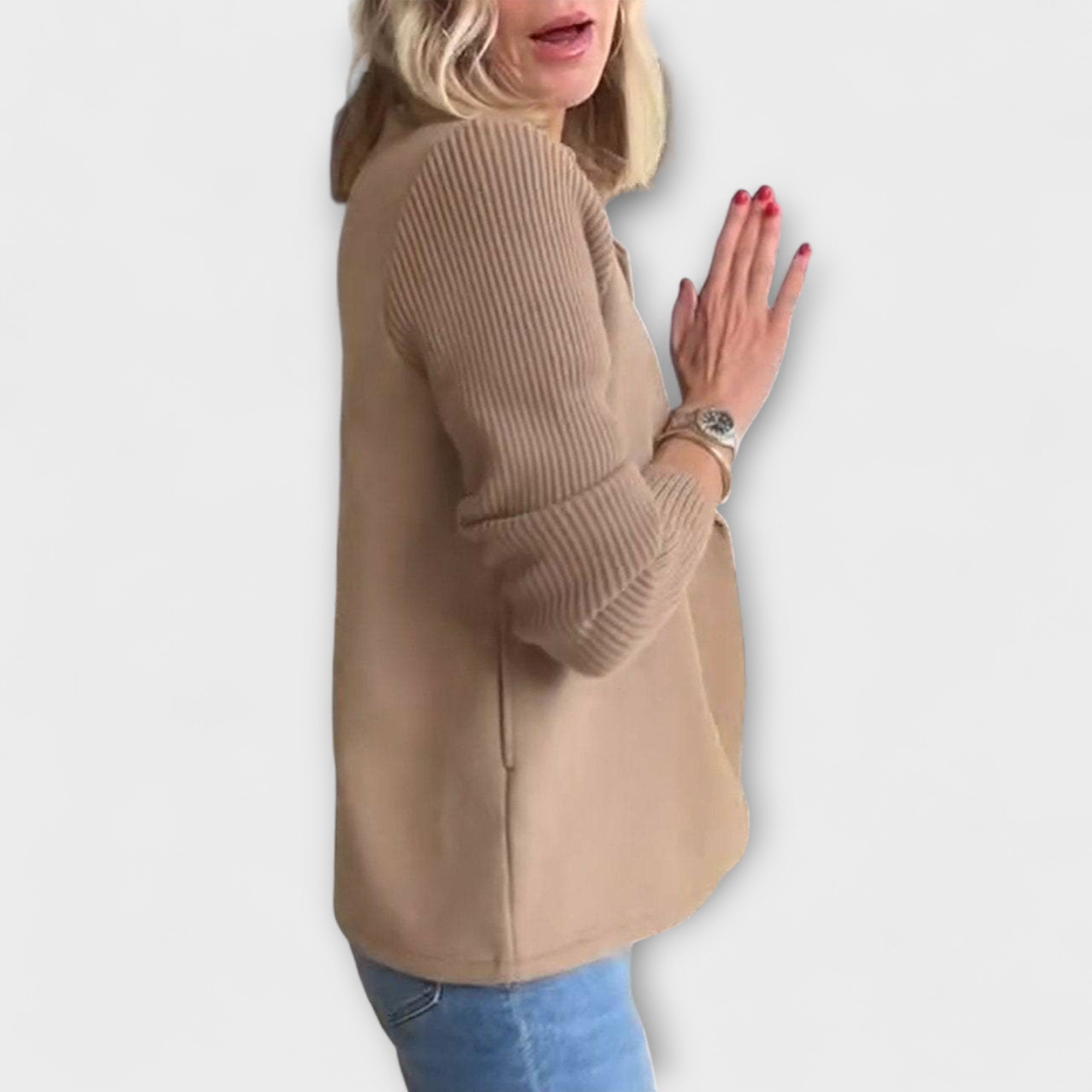 Zerelle – Schicke zweireihige Strickjacke