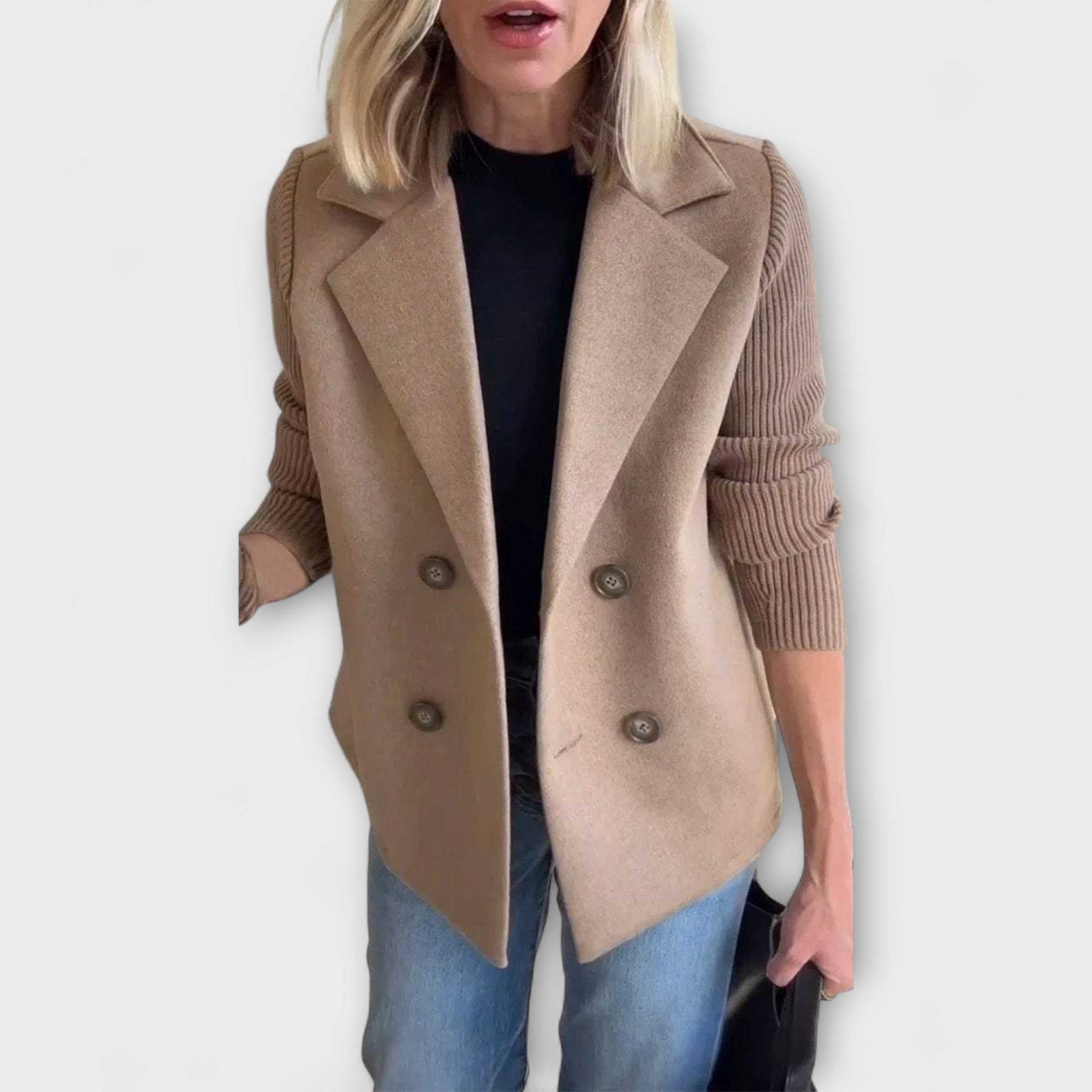 Zerelle – Schicke zweireihige Strickjacke