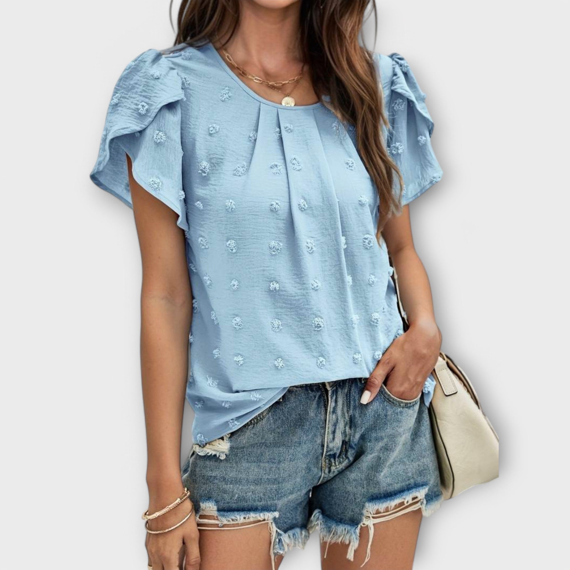 Charlotte – Die perfekte Bluse mit Schweizer Punkten