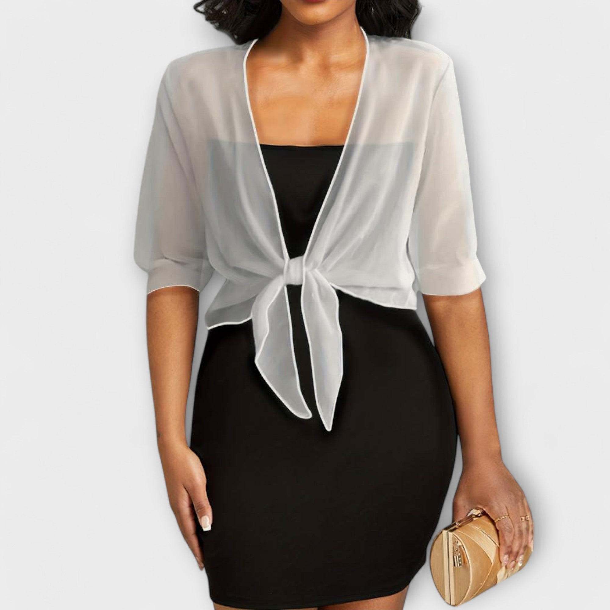 Olivia – Bluse mit offenem Vorderteil