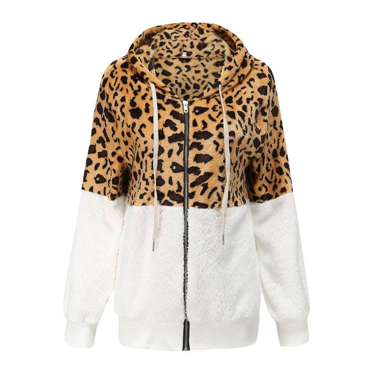 Lea - Fleece-Hoodie im Leo-Design Nora Zurich
