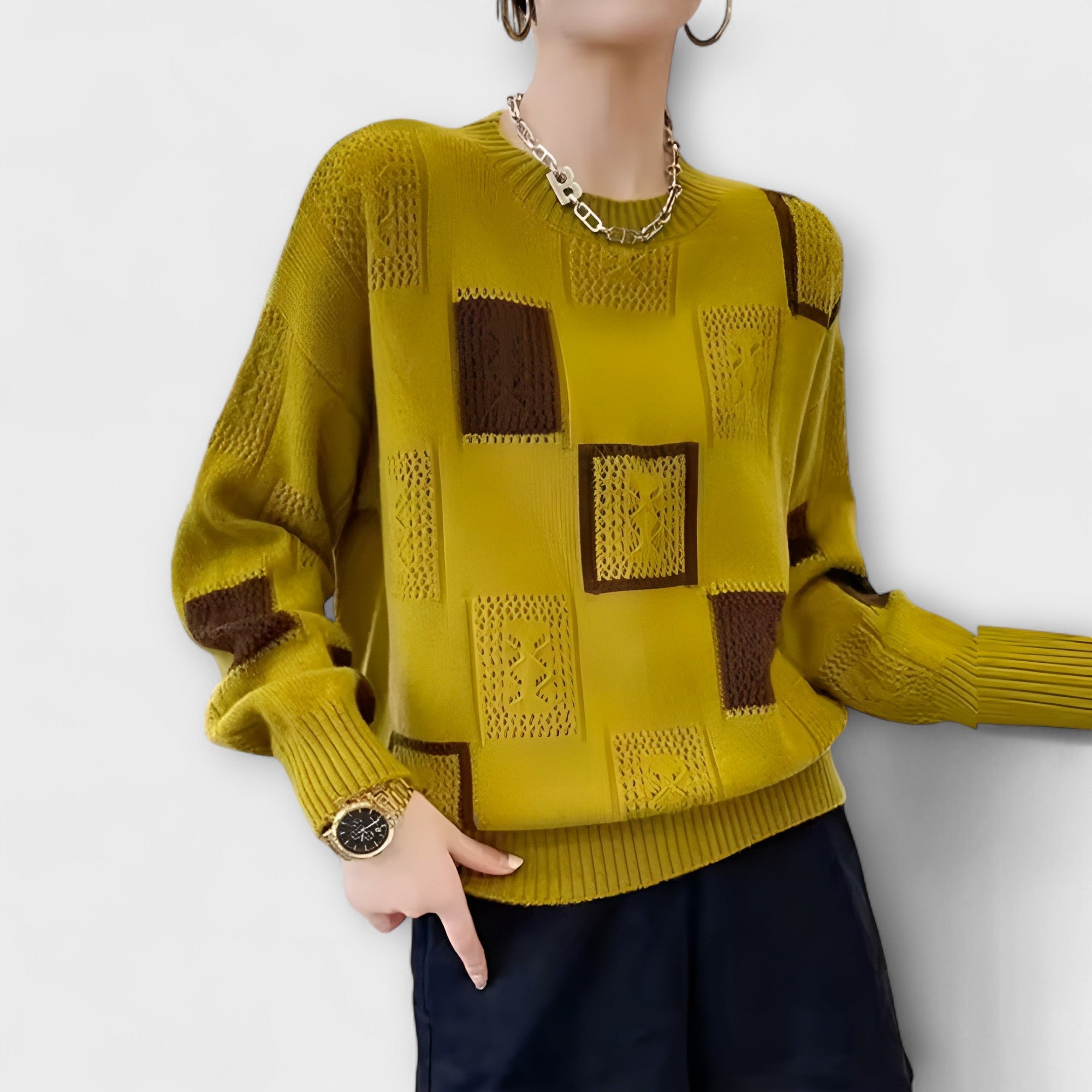 Reya - Flatternder Zeitloser Pullover