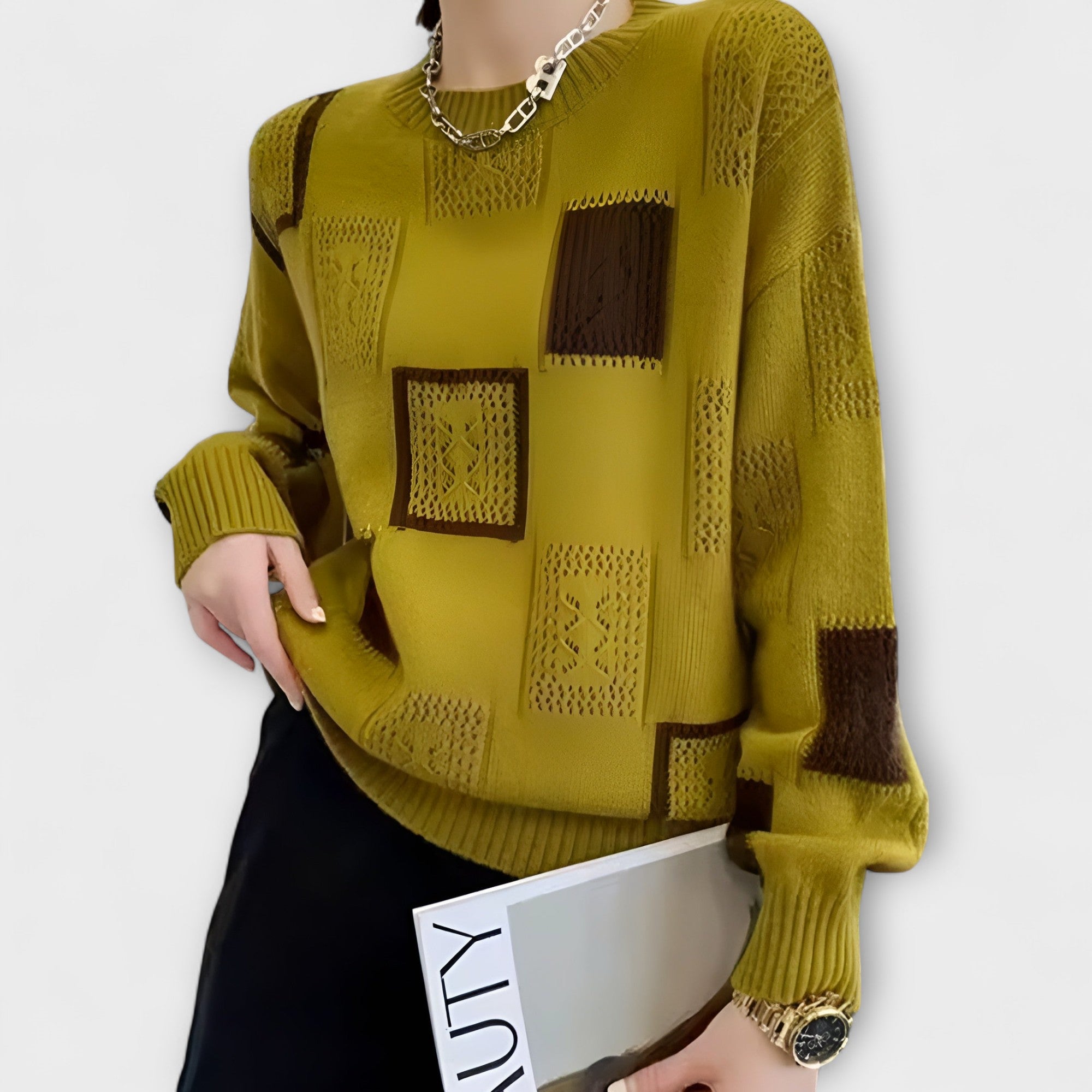 Reya - Flatternder Zeitloser Pullover