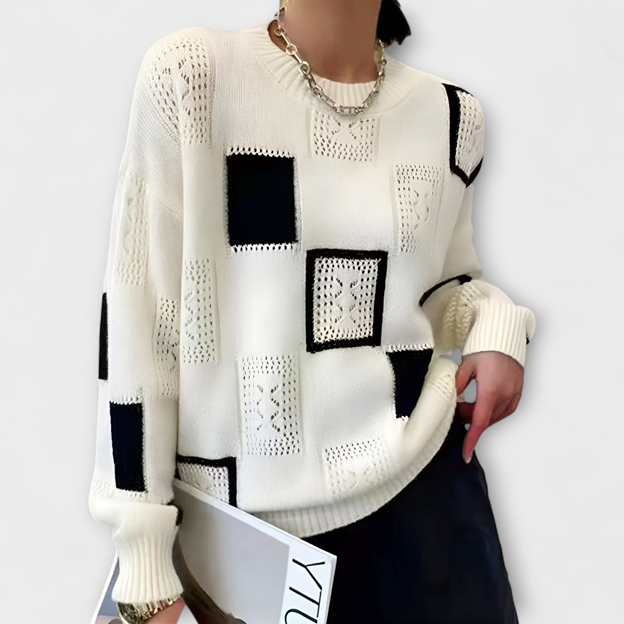 Reya - Flatternder Zeitloser Pullover