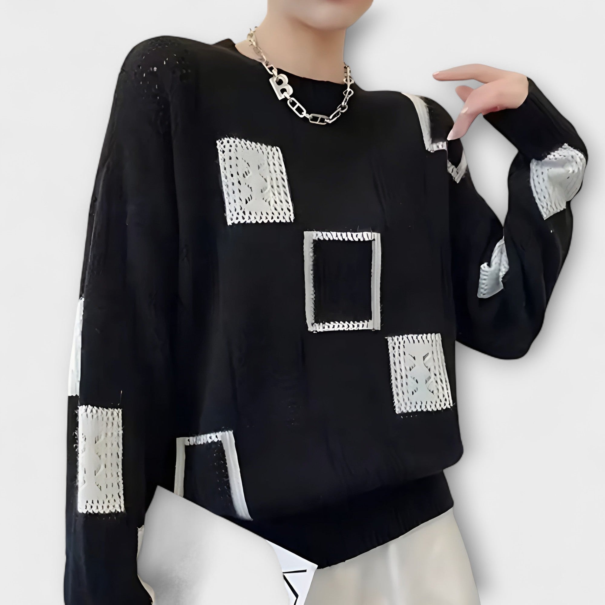 Reya - Flatternder Zeitloser Pullover