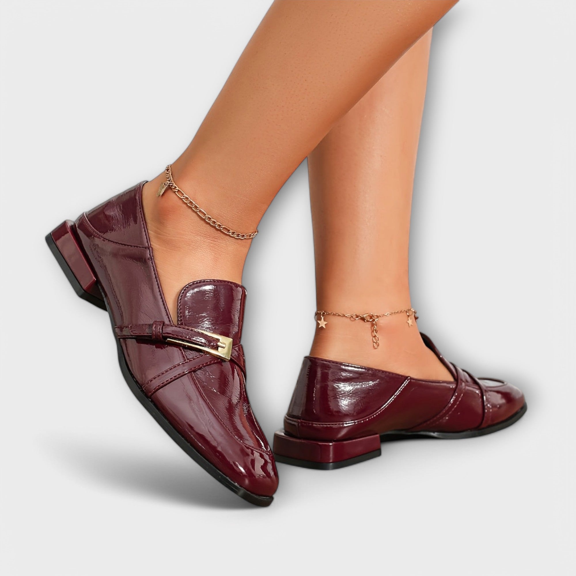 Burgunder Loafer