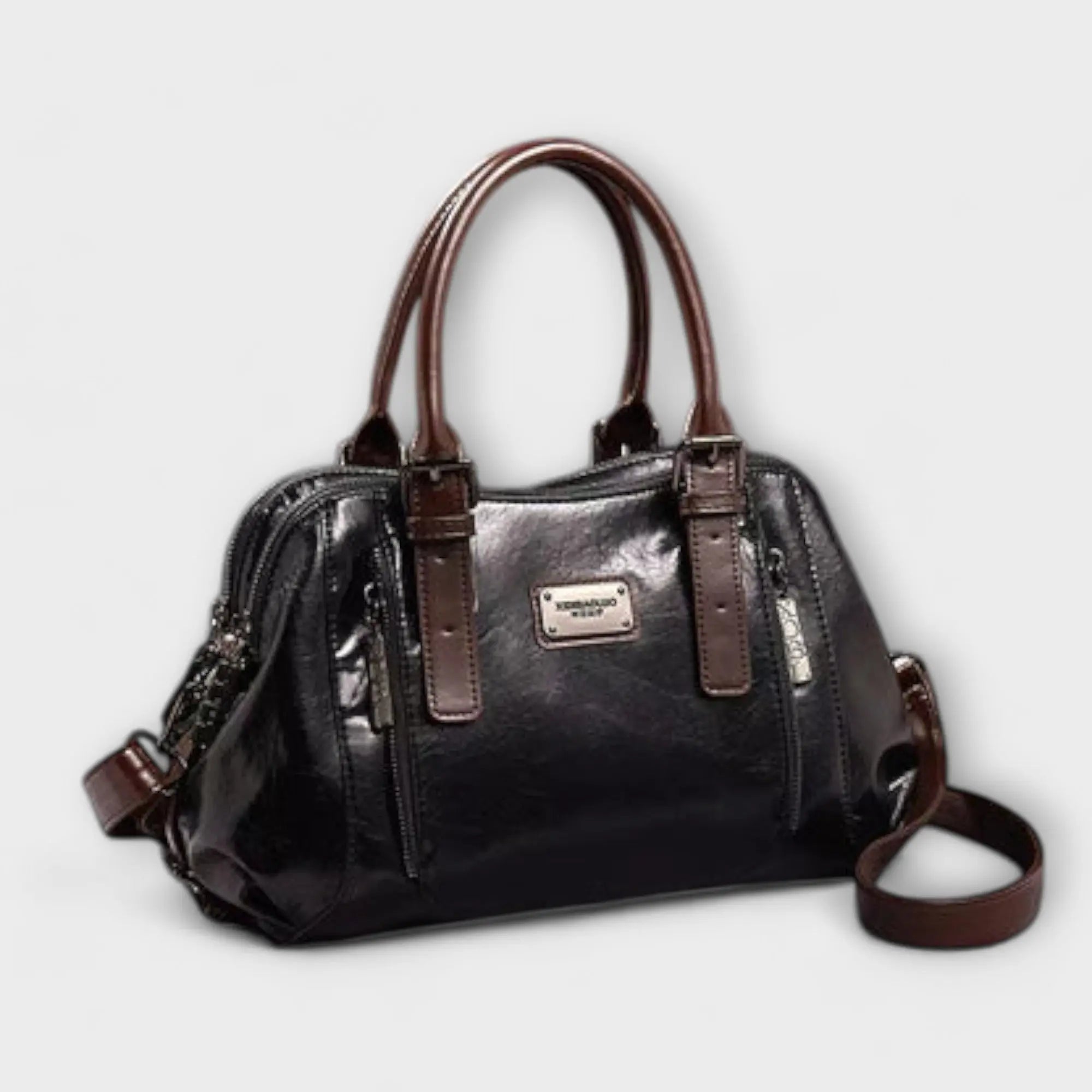 Nora. - Elegante Vintage Schultertasche Nora Zurich