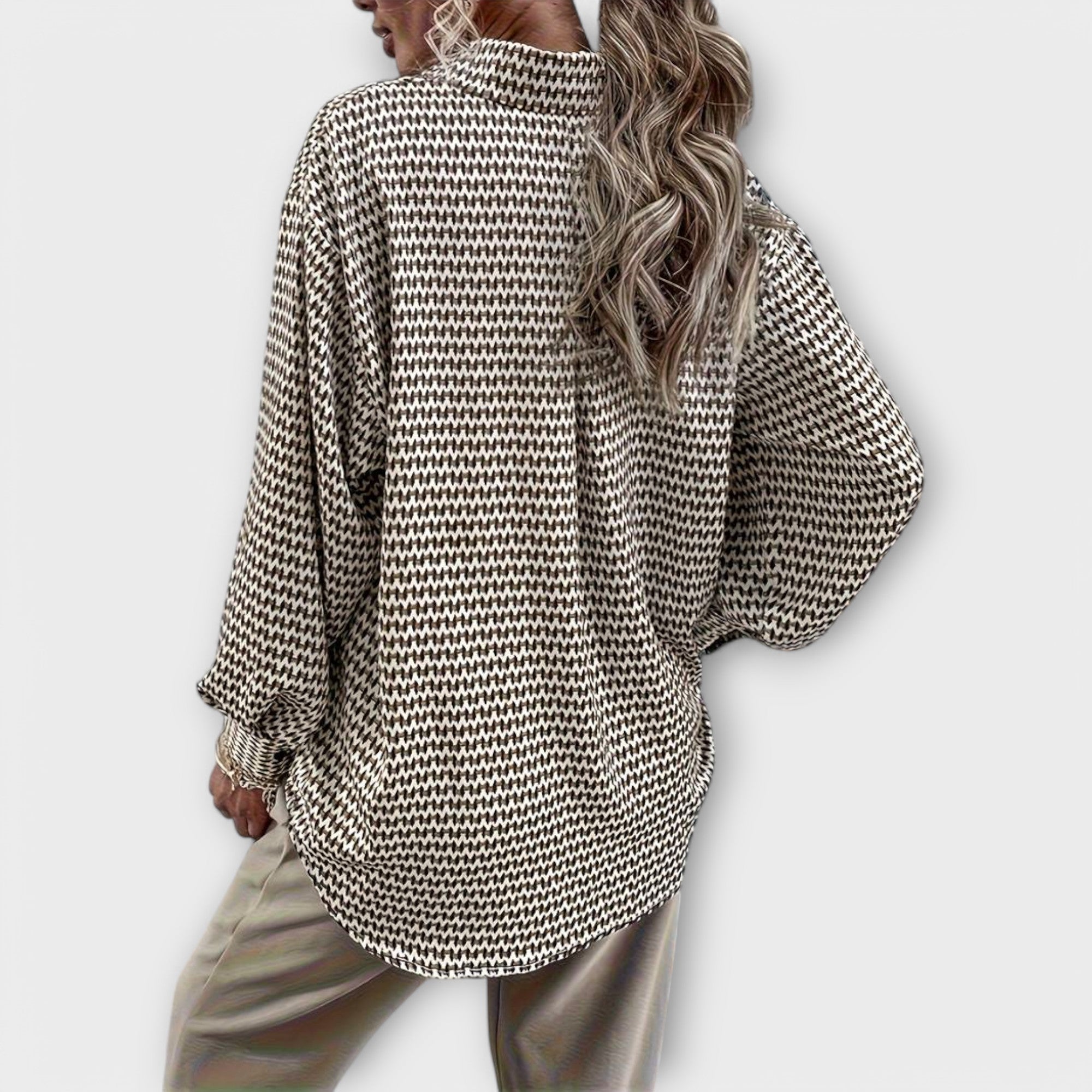 Ashley – Vintage Langärmlige Bluse