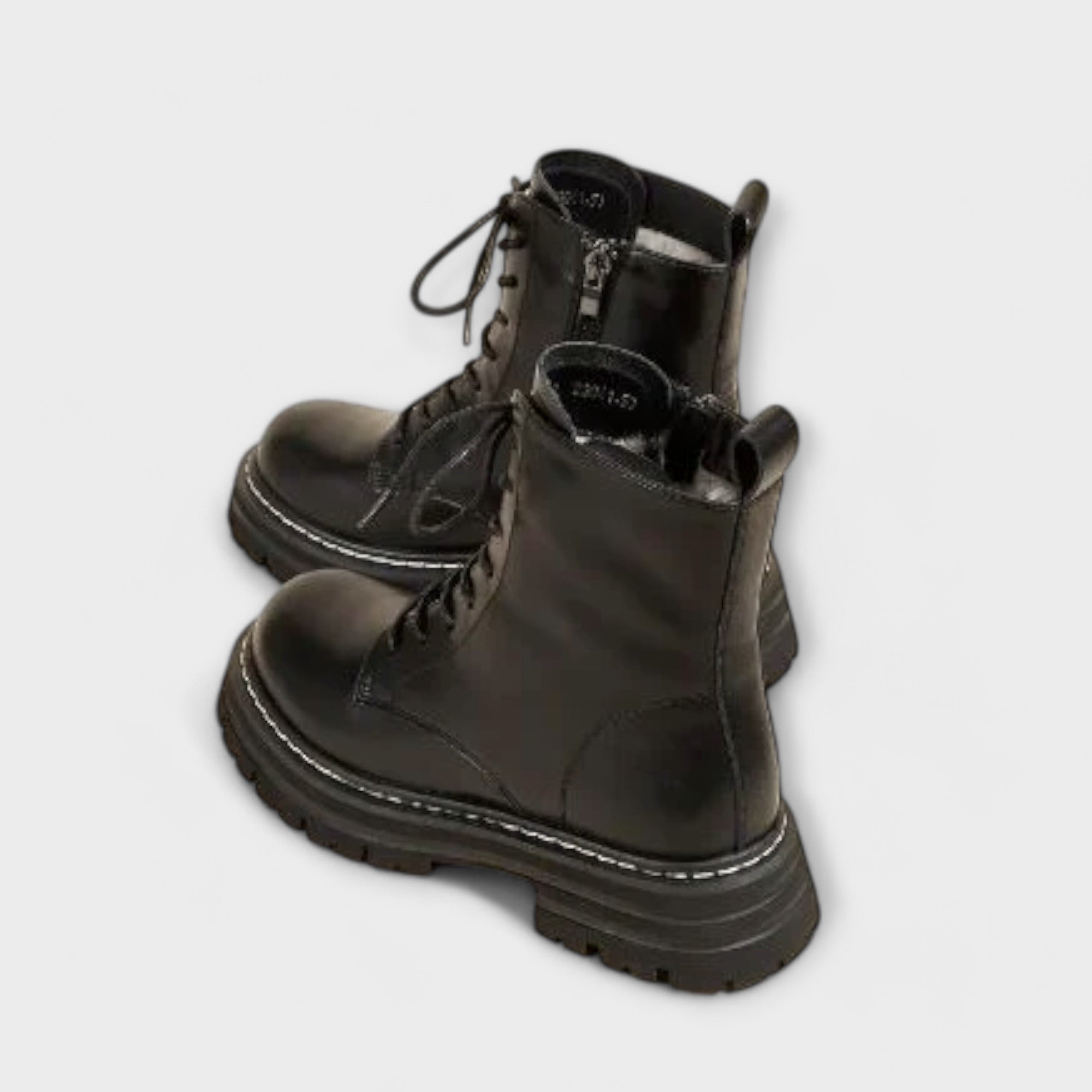 Faux-Fur-Stiefeletten