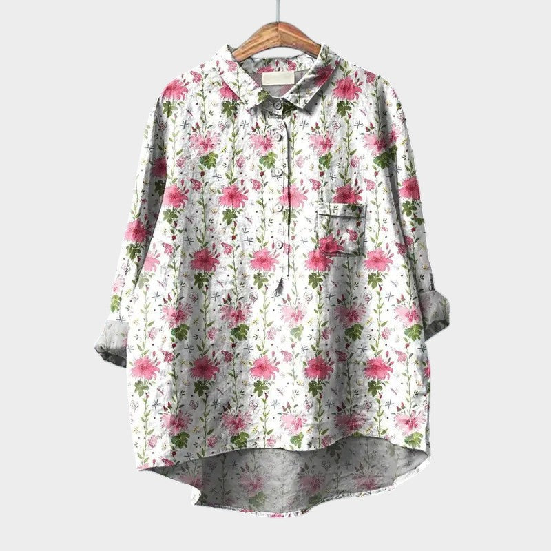 Marieke | Premium Bluse mit floralen Mustern