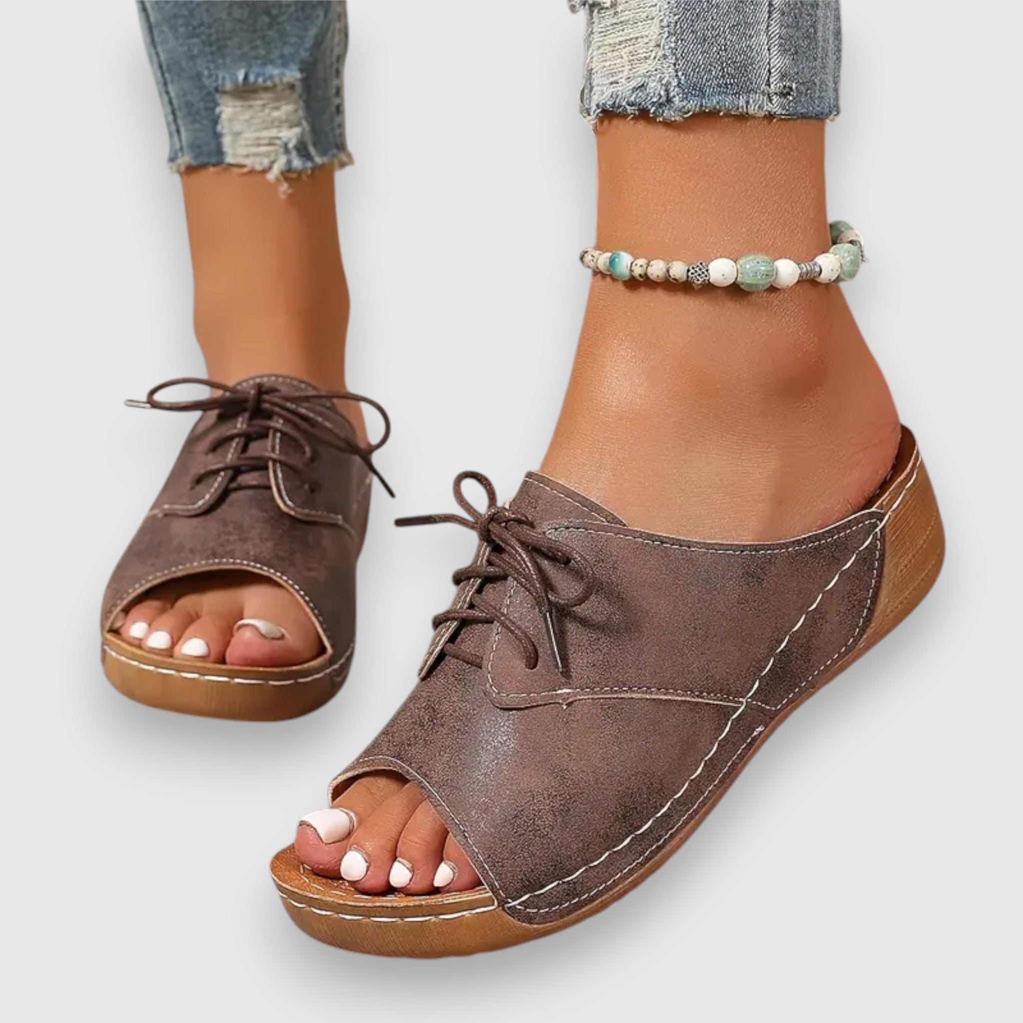 Saskia – Vintage-Stil Sandalen