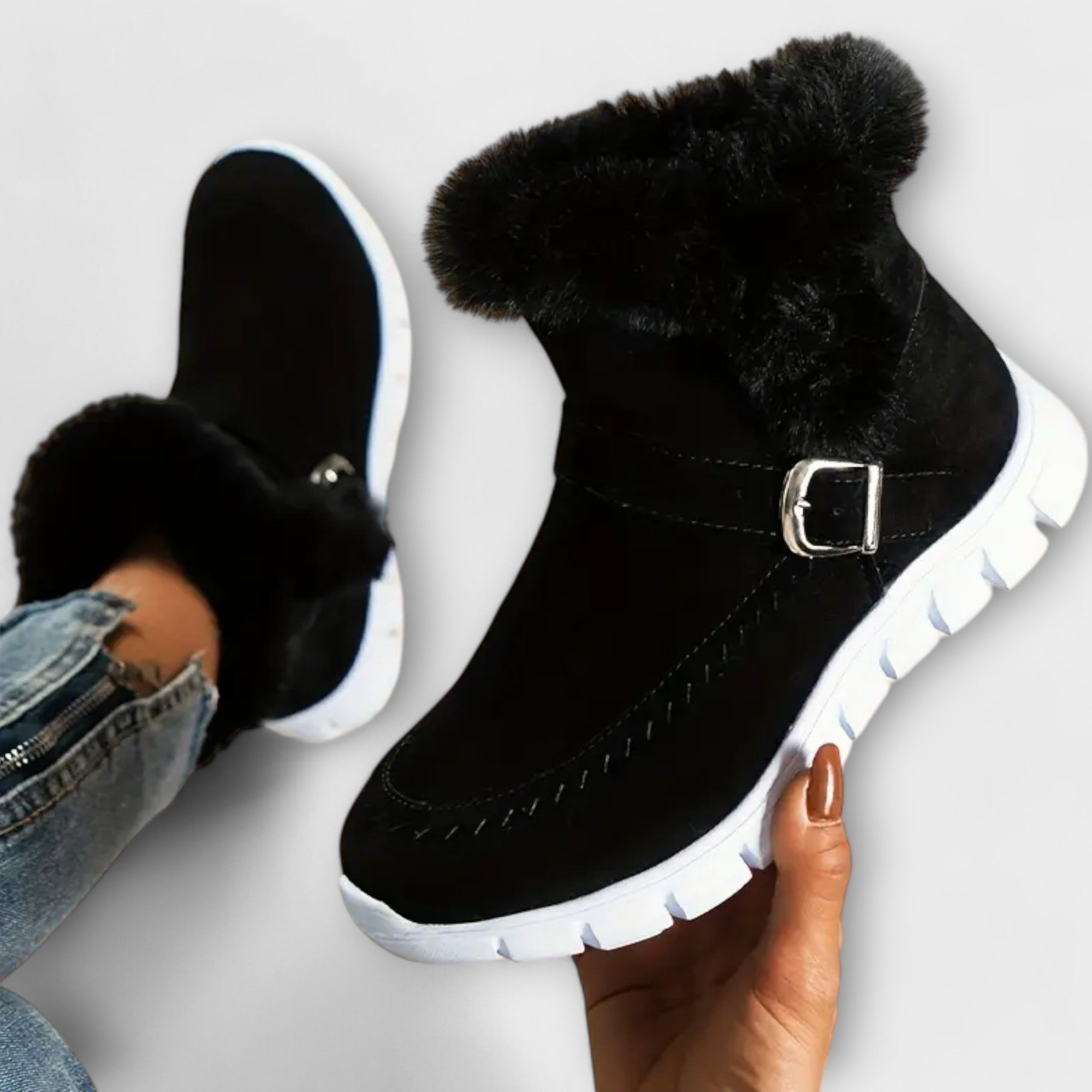 Warme gefütterte Chelsea-Stiefel