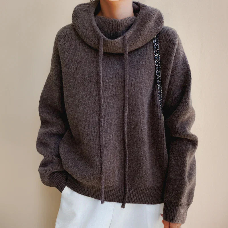 Meriam Myk Strick-Hoodie mit Winterkomfort