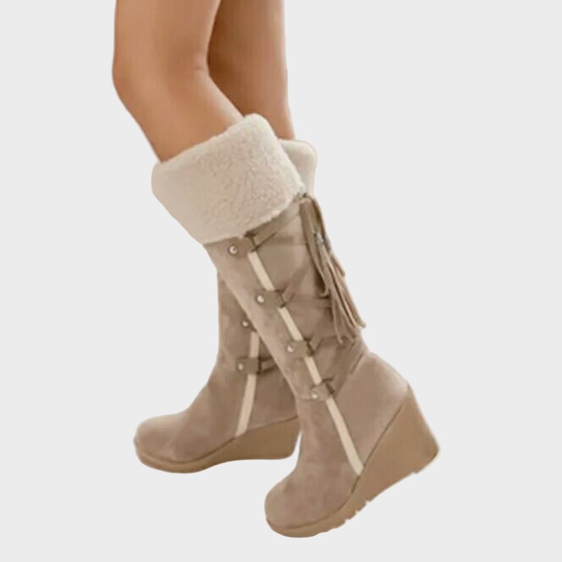 Tamara | Kniehohe Winter Keilabsatzstiefel Damen Nora Zurich