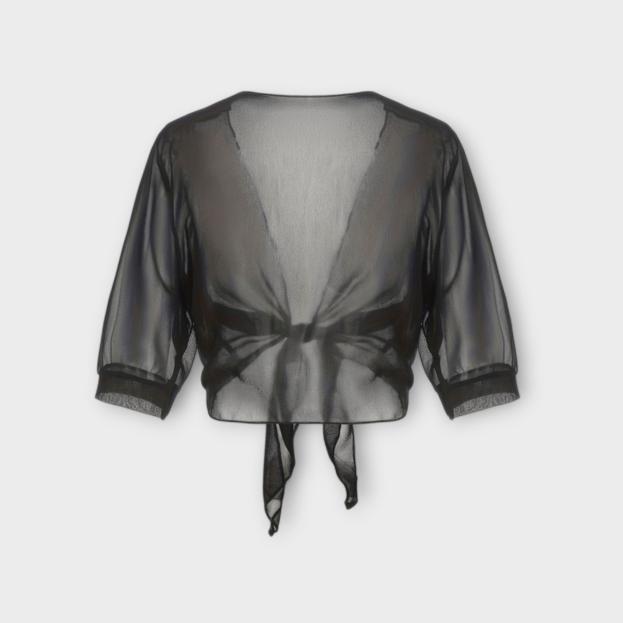 Olivia – Bluse mit offenem Vorderteil
