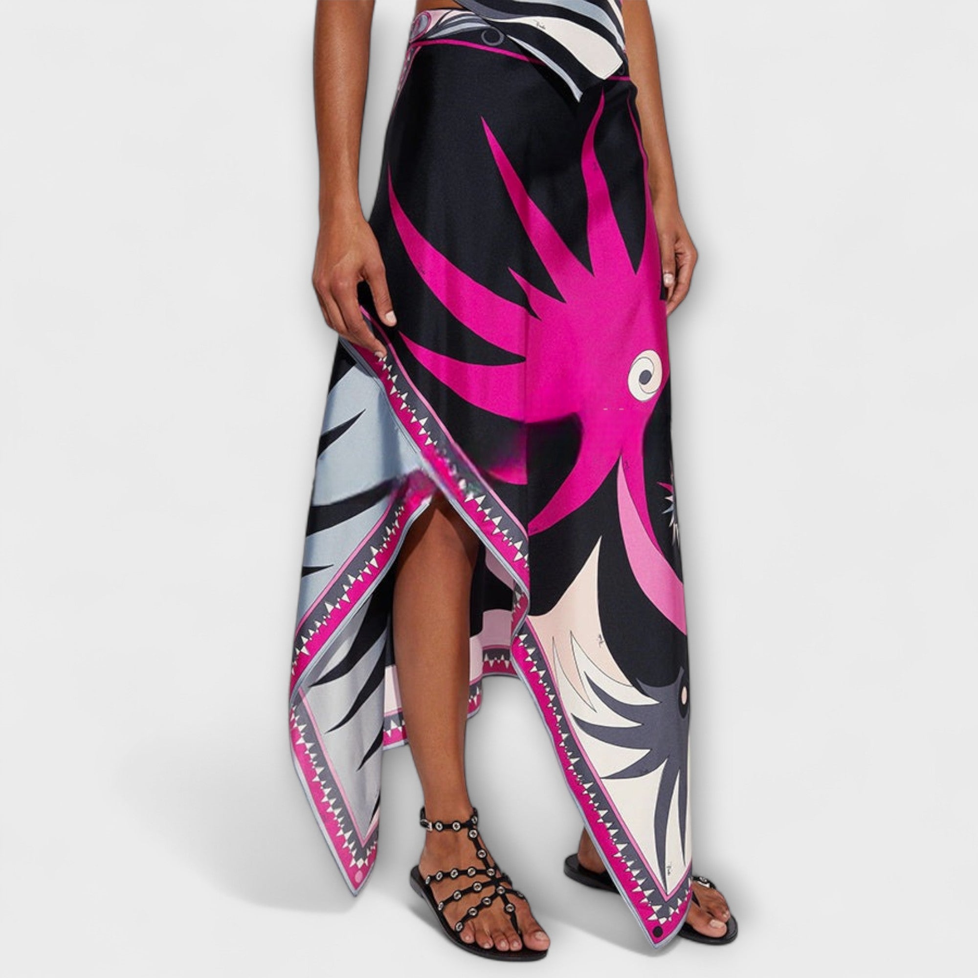 Everly - Set aus Neckholder-Top und asymmetrischem Midi-Rock Nora Zurich