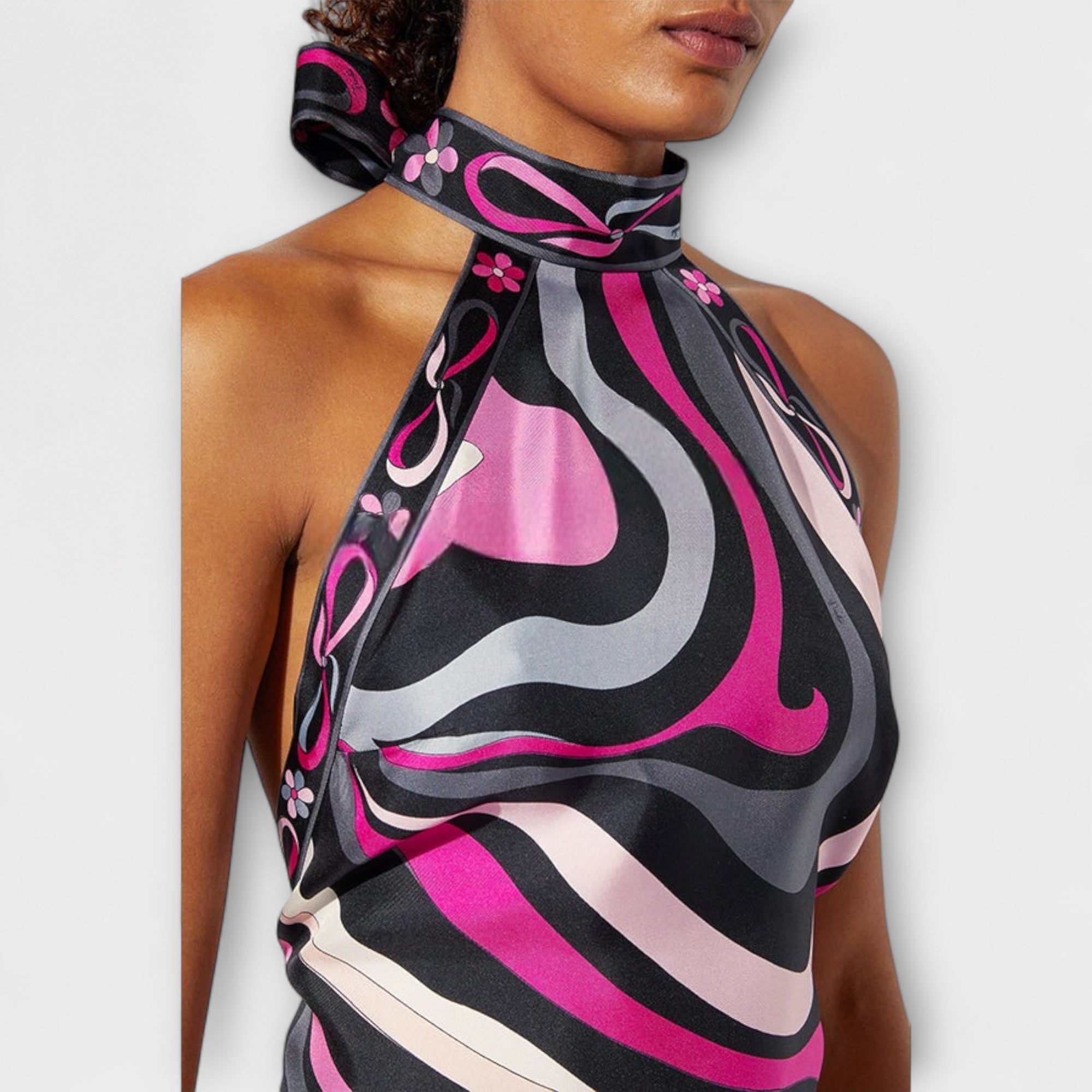 Everly - Set aus Neckholder-Top und asymmetrischem Midi-Rock Nora Zurich