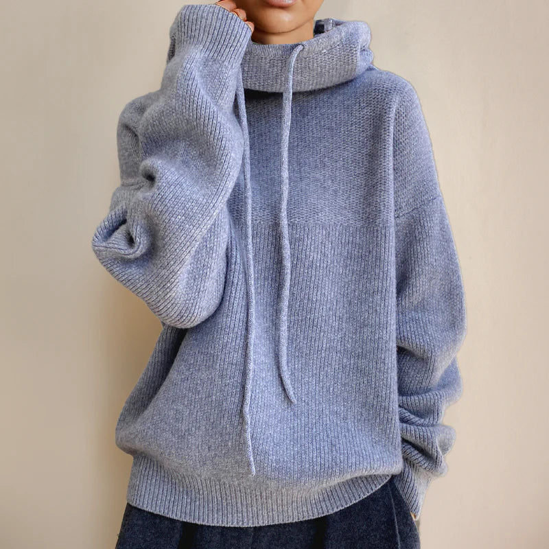 Meriam Myk Strick-Hoodie mit Winterkomfort