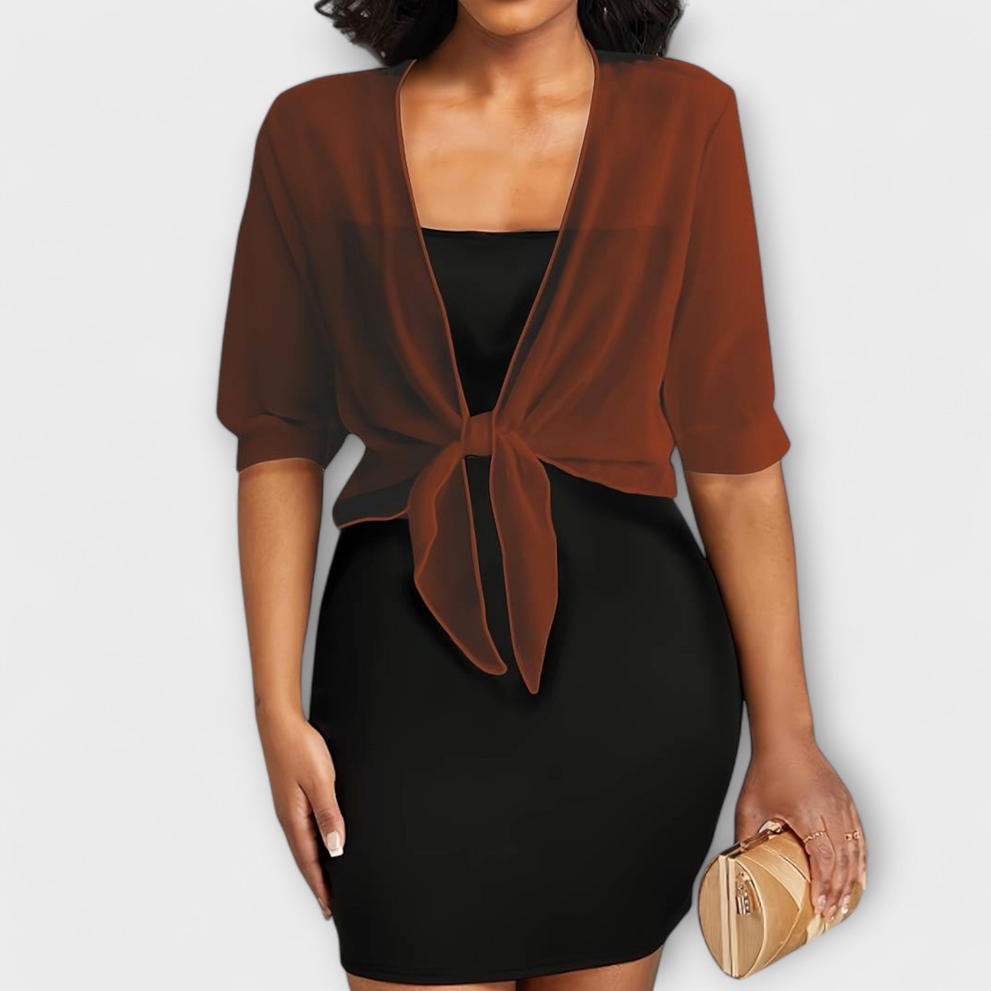 Olivia – Bluse mit offenem Vorderteil