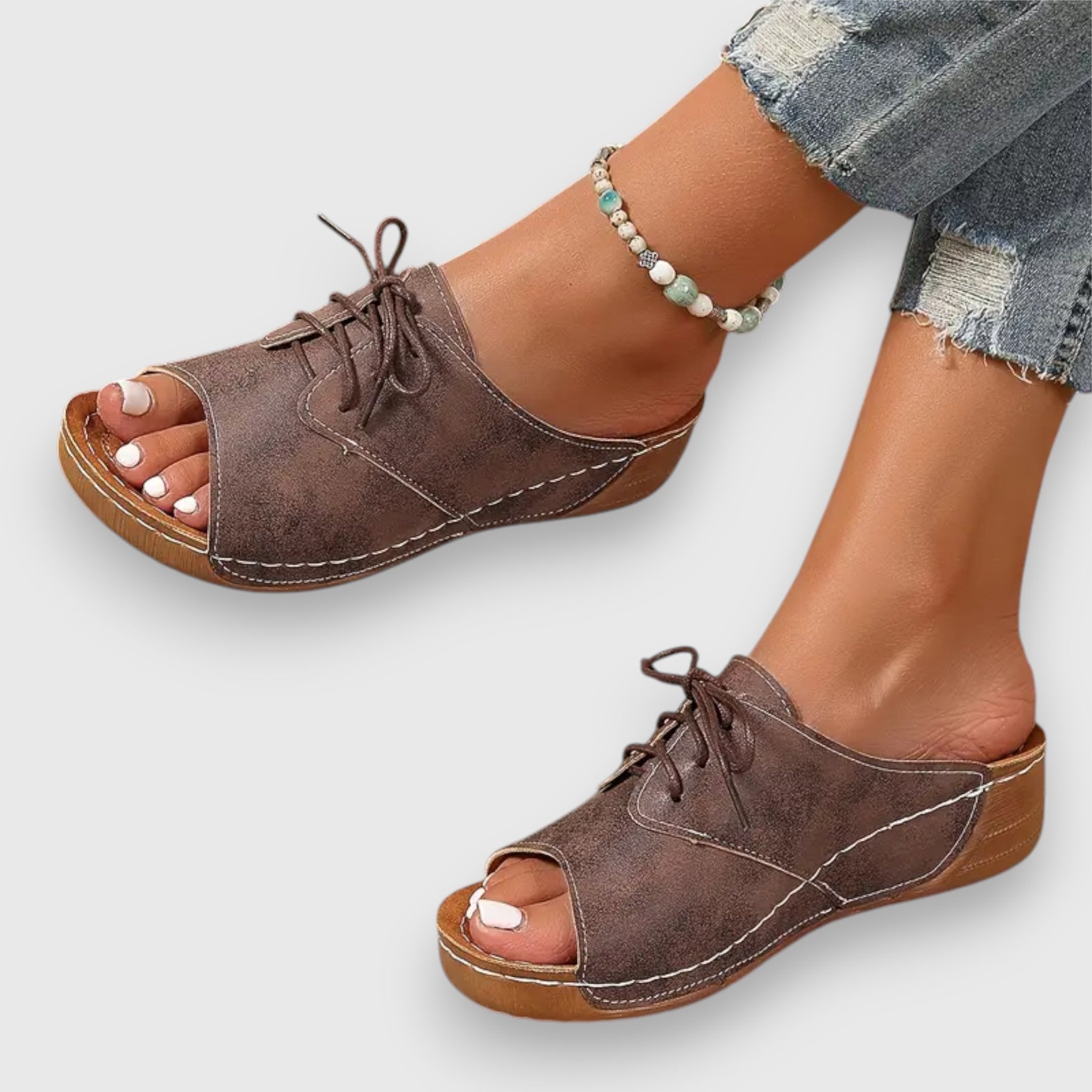 Saskia – Vintage-Stil Sandalen