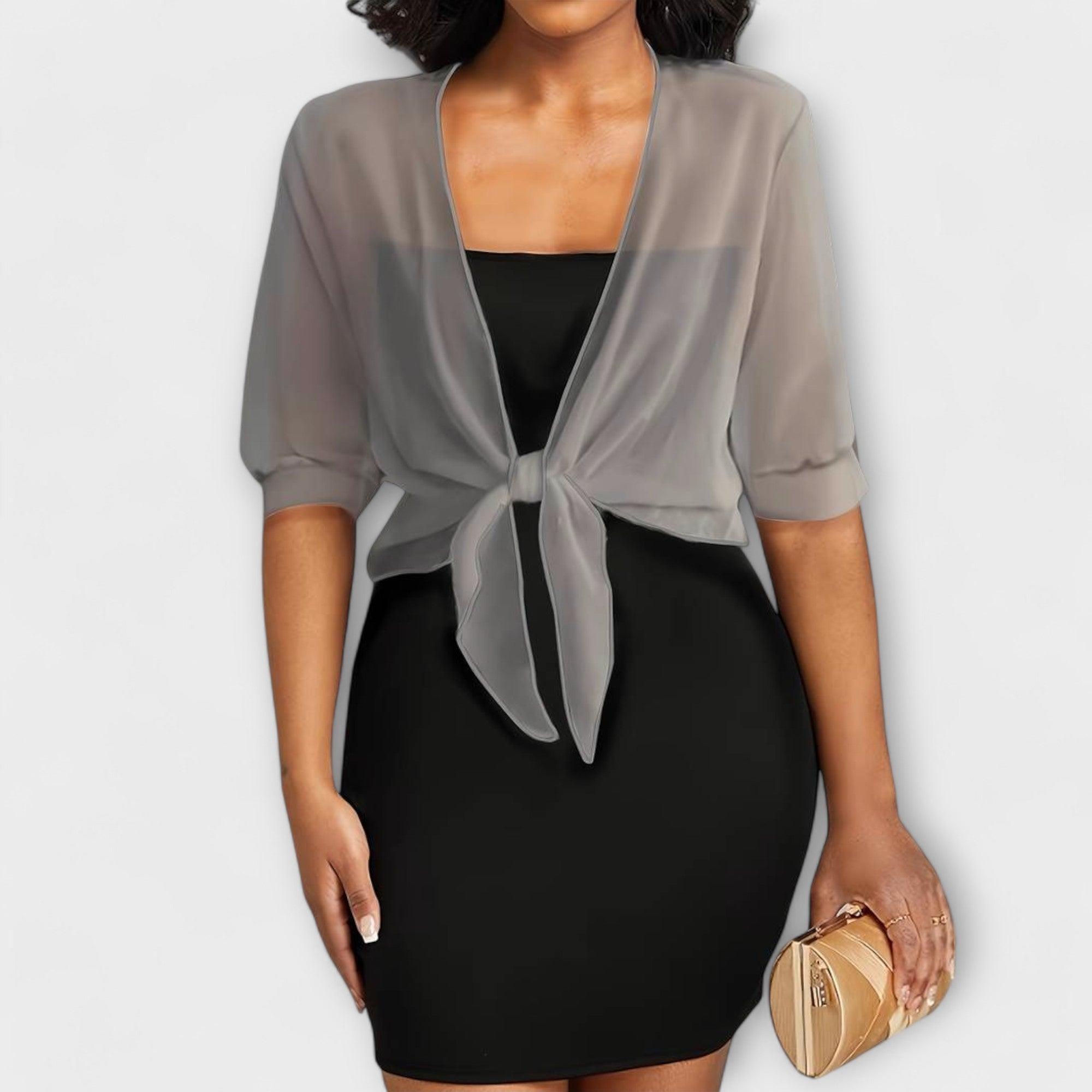 Olivia – Bluse mit offenem Vorderteil