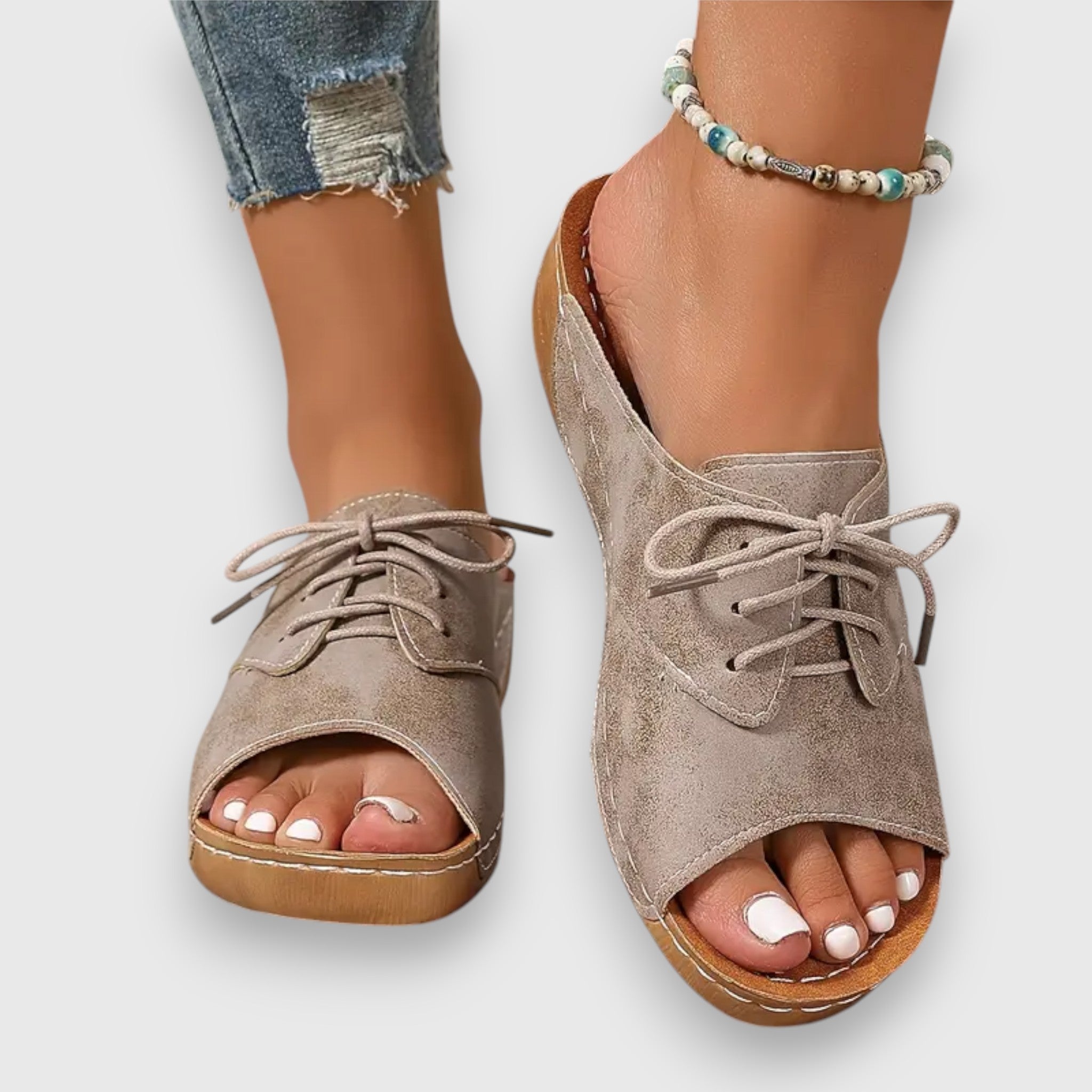 Saskia – Vintage-Stil Sandalen