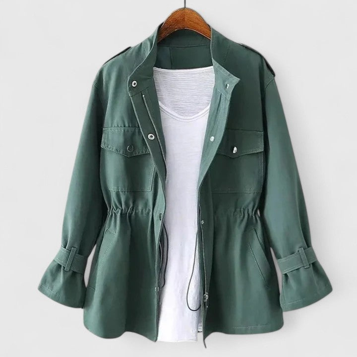 Freya – Jacke mit Reißverschluss und Taillenzug