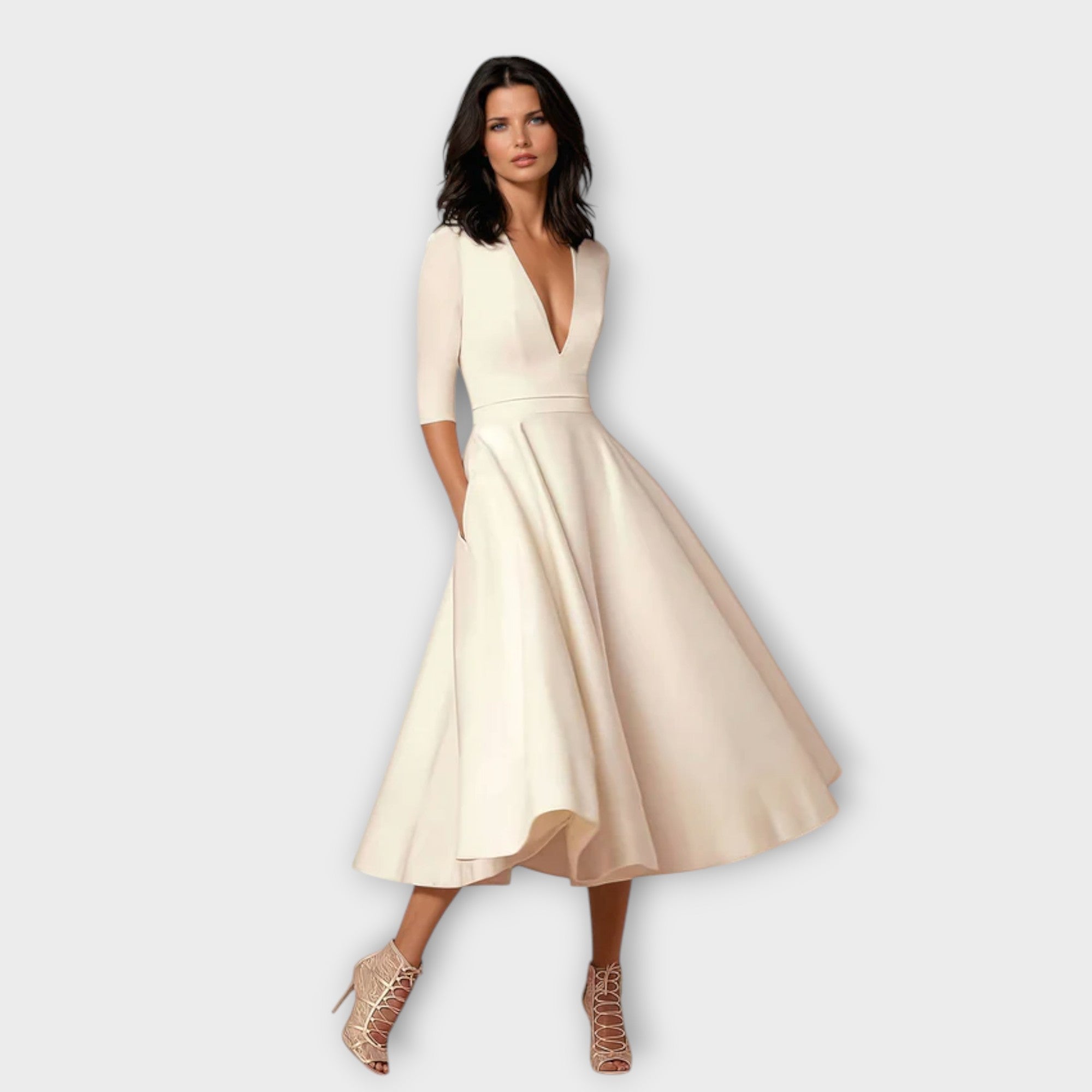 Annamaria - Vintage 60er A-Linien Swingkleid
