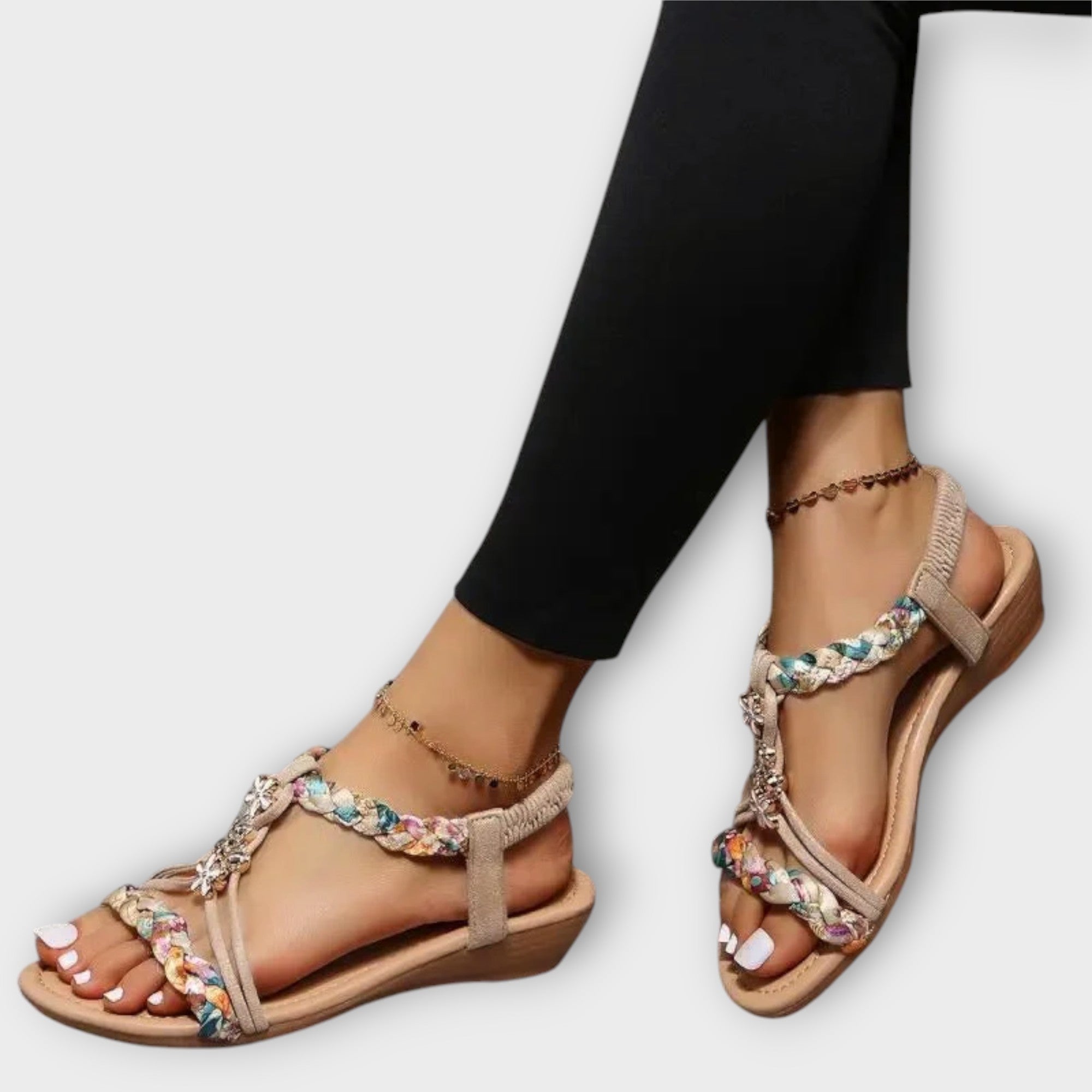 Bequeme Damen Sandalen im Bohemian Stil