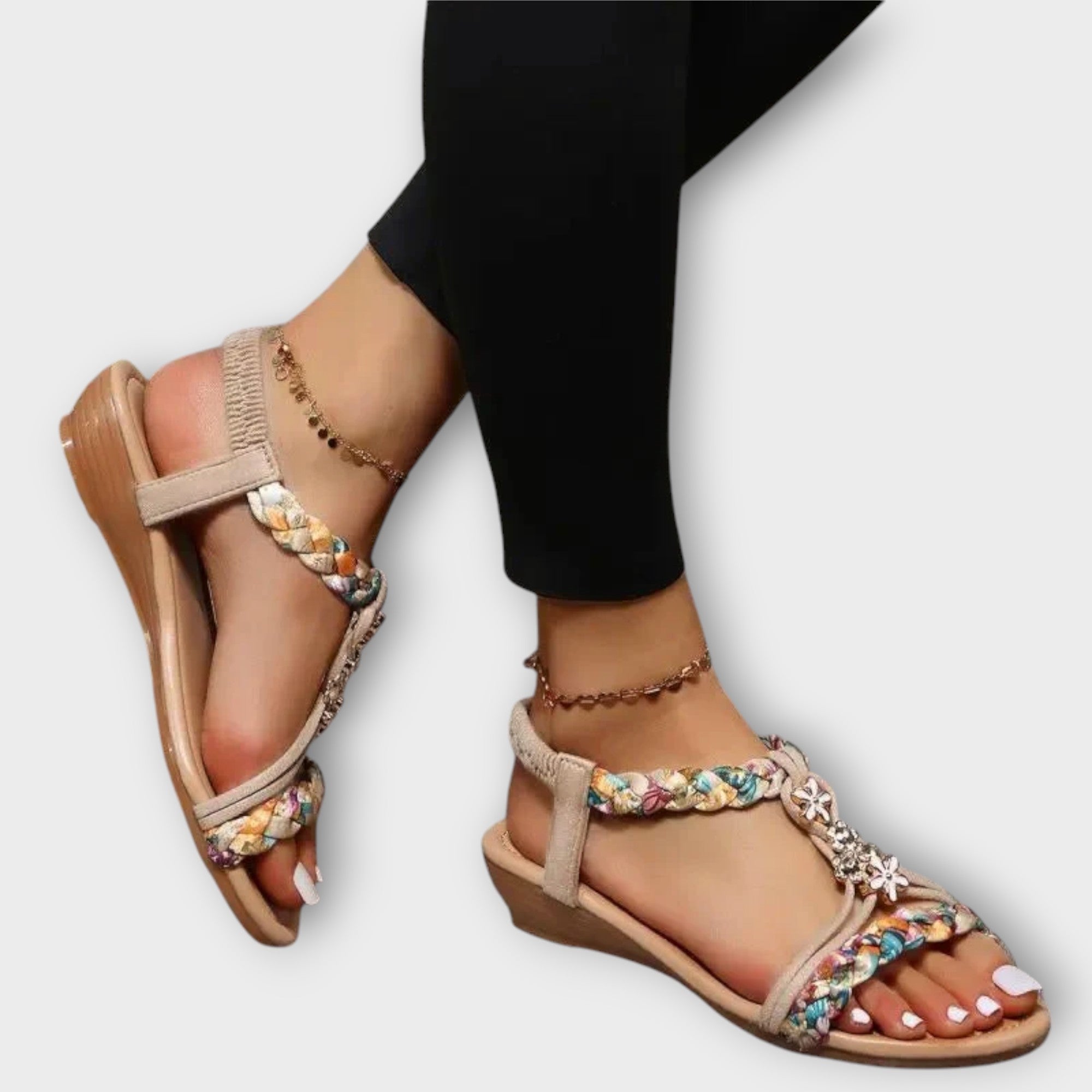 Bequeme Damen Sandalen im Bohemian Stil
