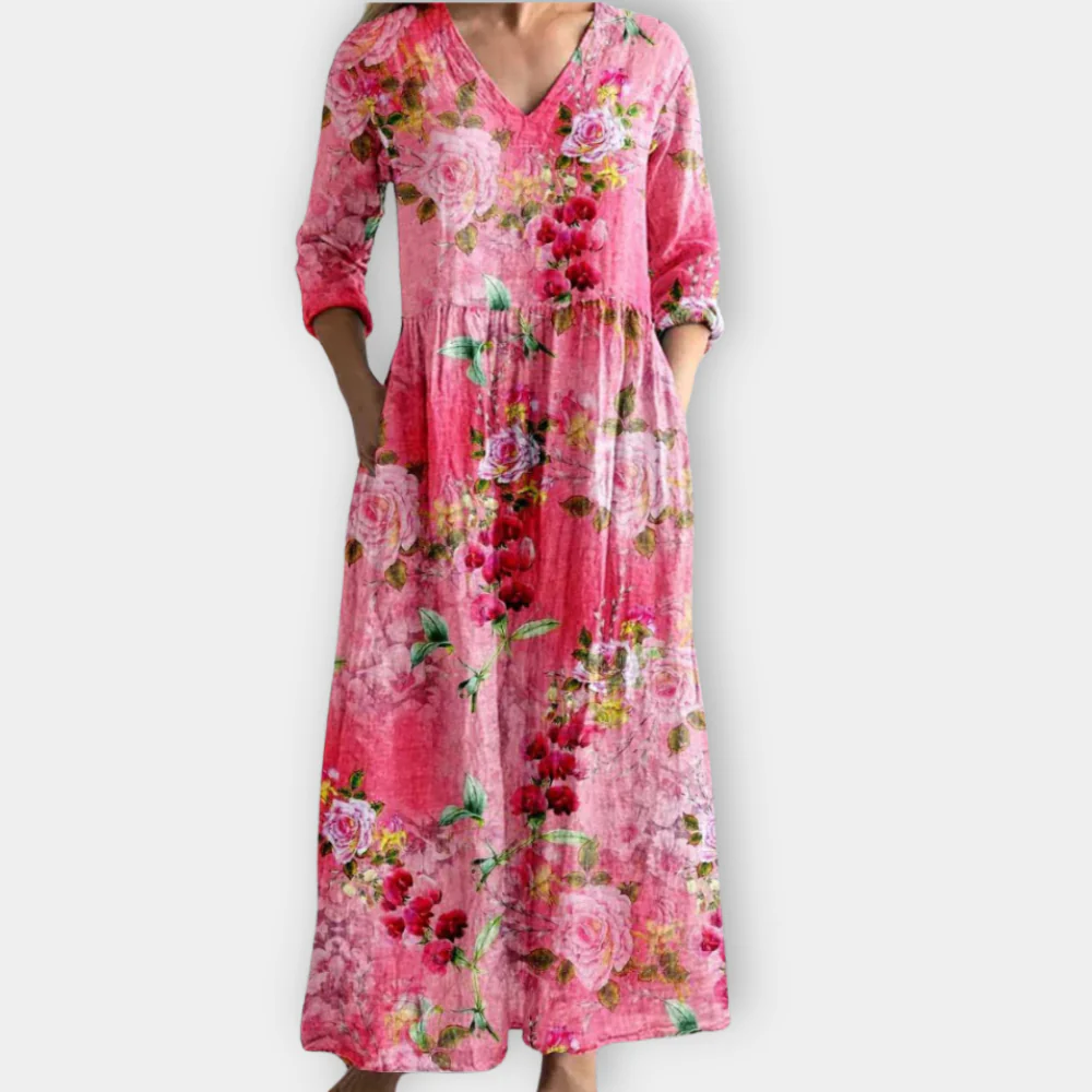 Camila | Bequemes Sommer-Blumenkleid
