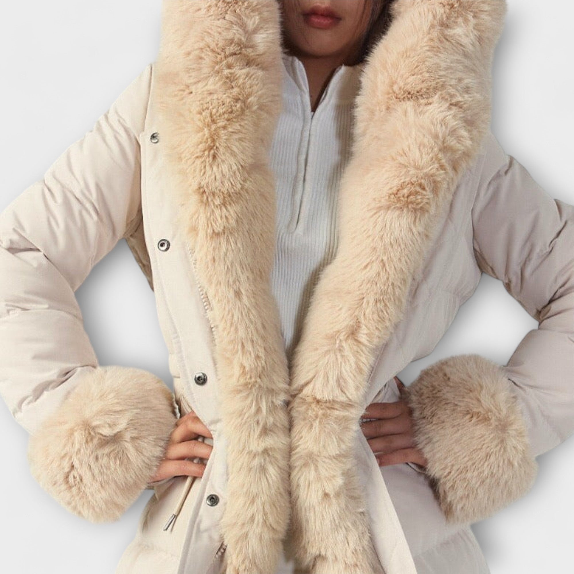 Loa - Gepolsterter Premium-Mantel Nora Zurich