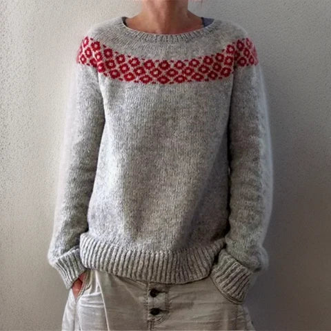 Lässiger Schnitt Pullover mit Weichem Komfort