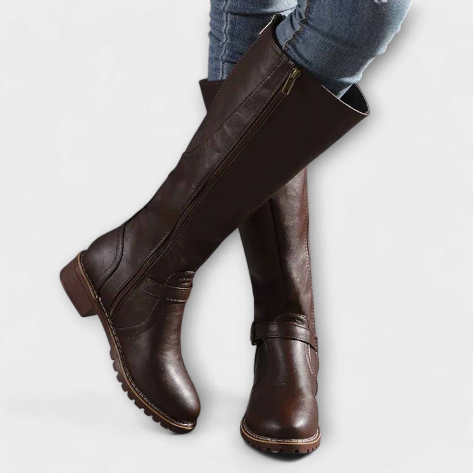 Elegante Lederstiefel