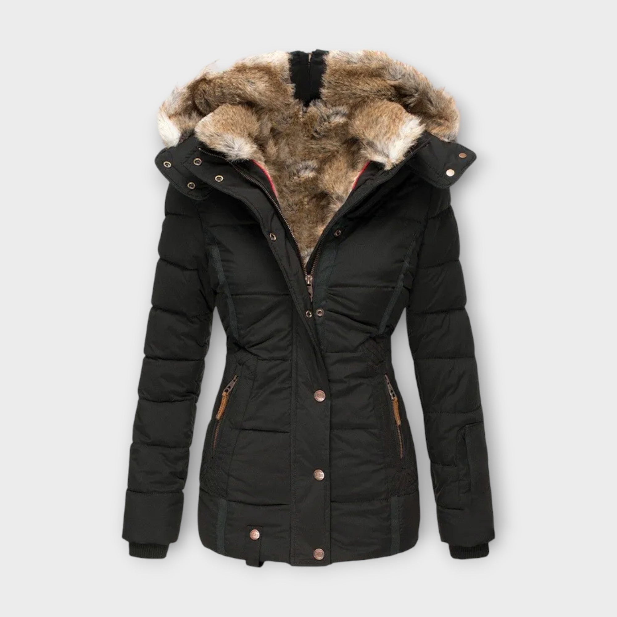 Emina – Eine gemütliche Jacke mit Fellfutter