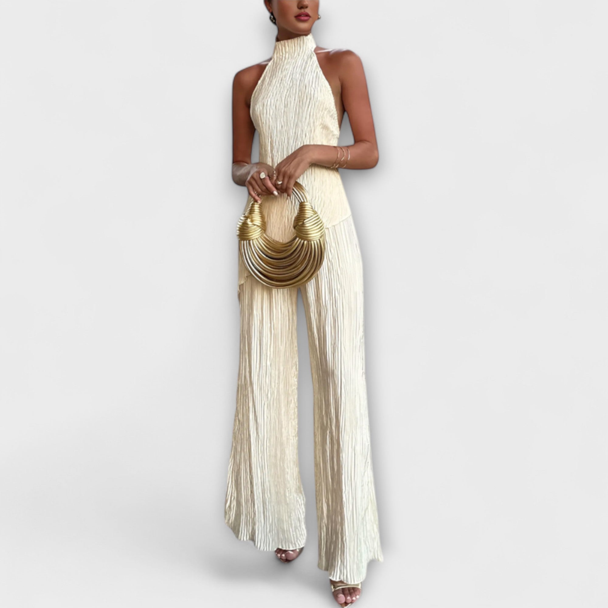 Pilarica - Elegantes plissiertes asymmetrisches Set Nora Zurich