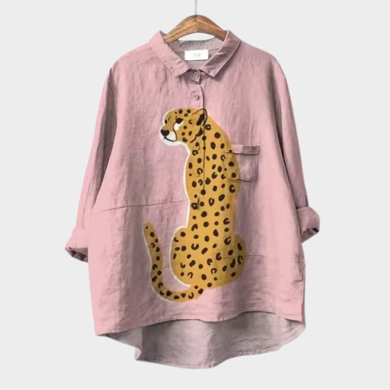 Gunnel | Premium Bluse mit Punkt