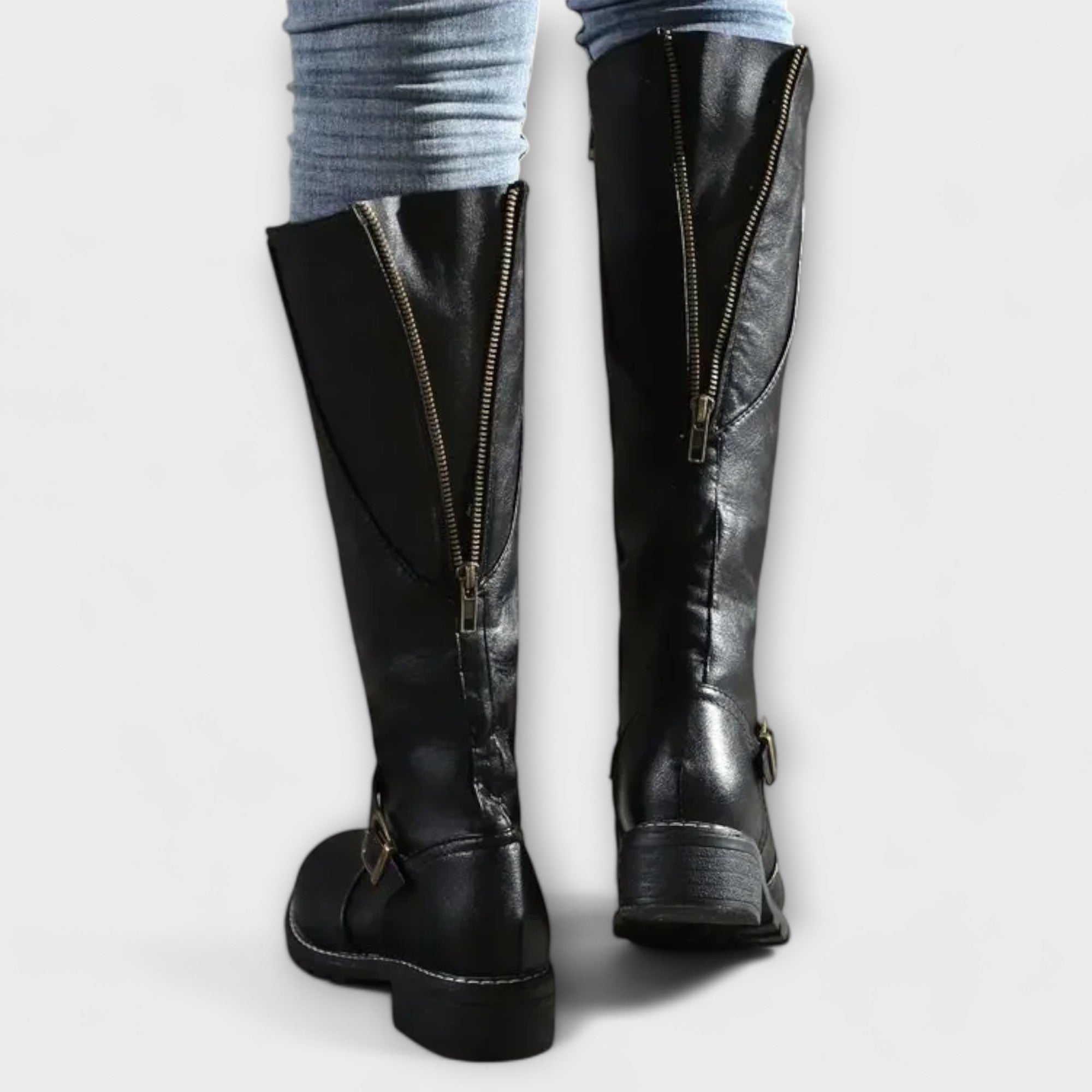 Elegante Lederstiefel