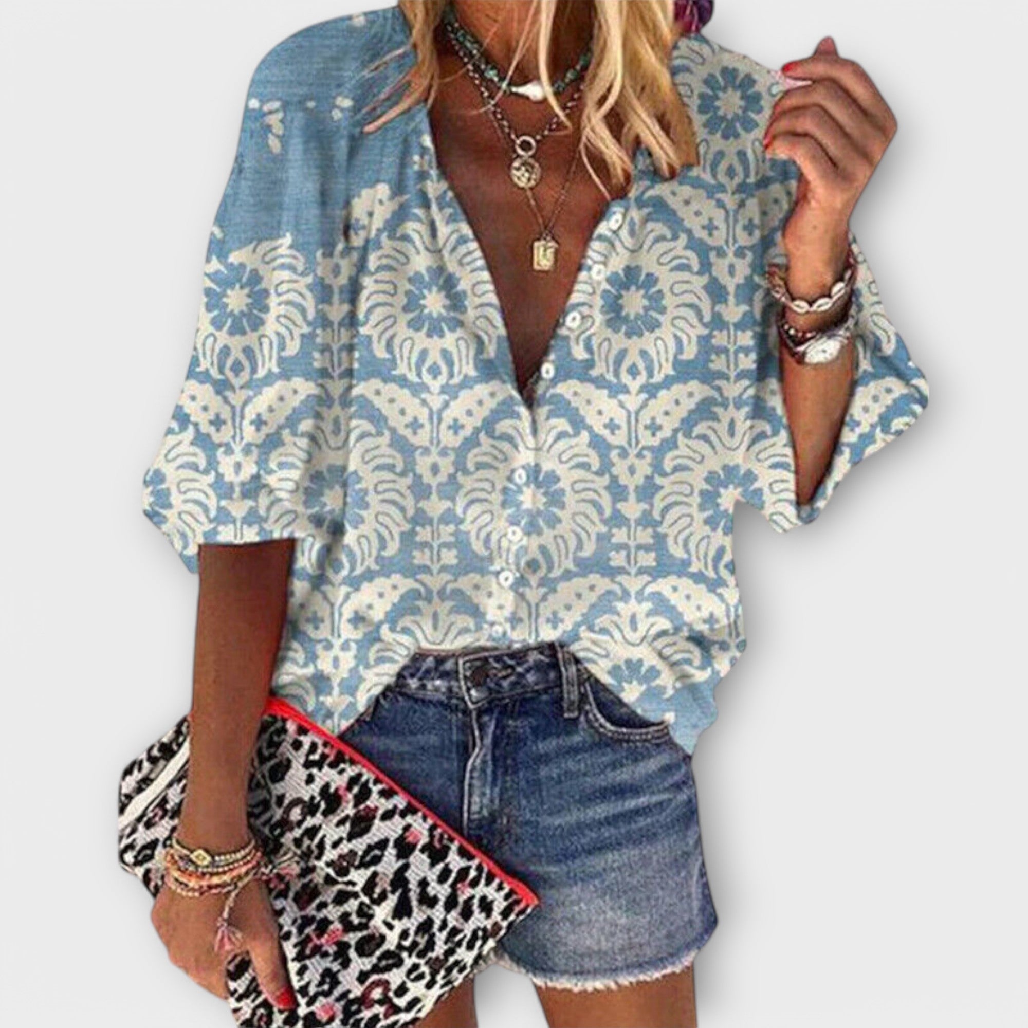 Felicia – Bluse im Vintage-Stil