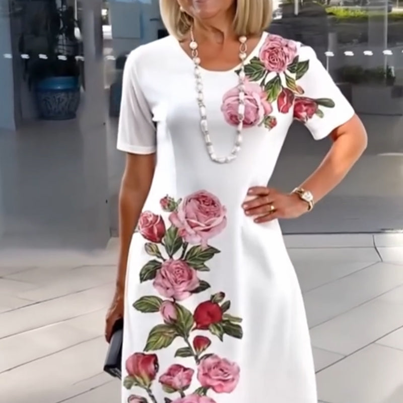Vanessa | Elegantes Sommer-Blumenkleid